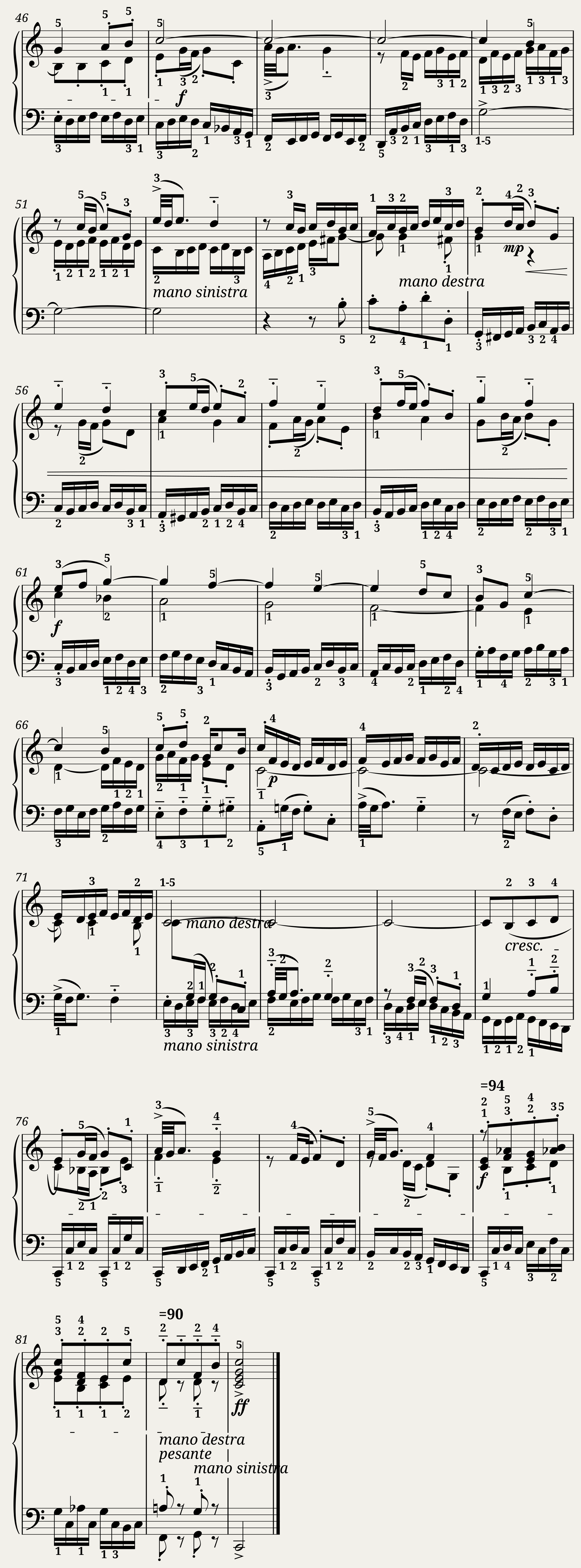 Bach: Fugue in C major BWV 870 — 3/3