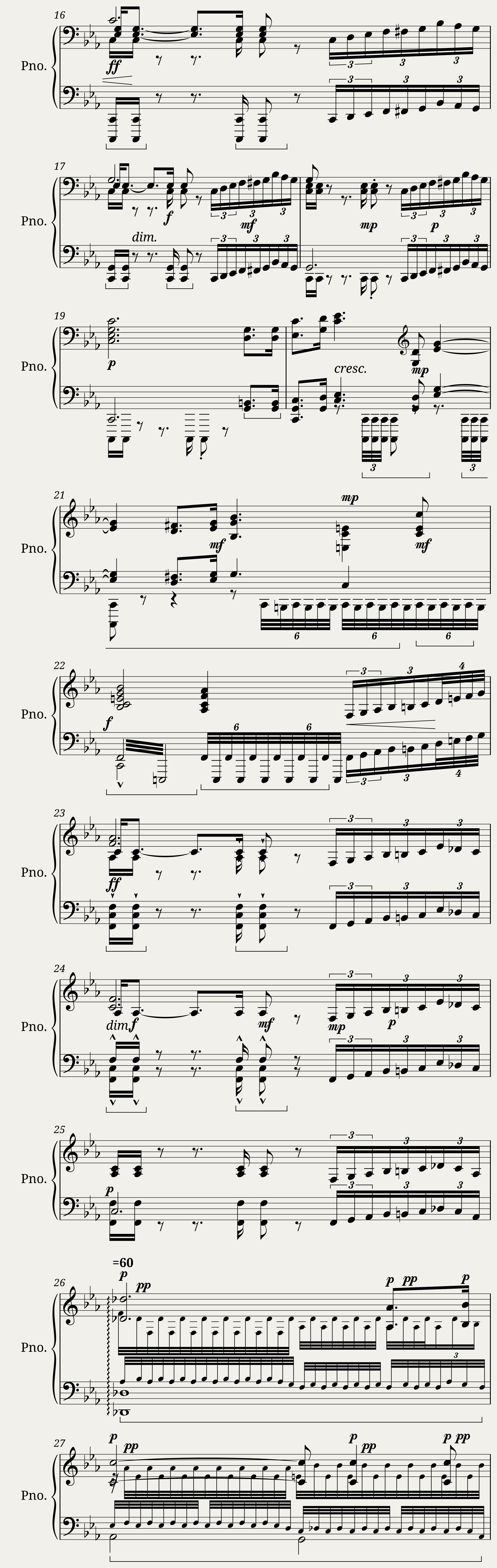 Wagner Siegfried's Funeral March from Götterdämmerung (Piano solo) — 2/8