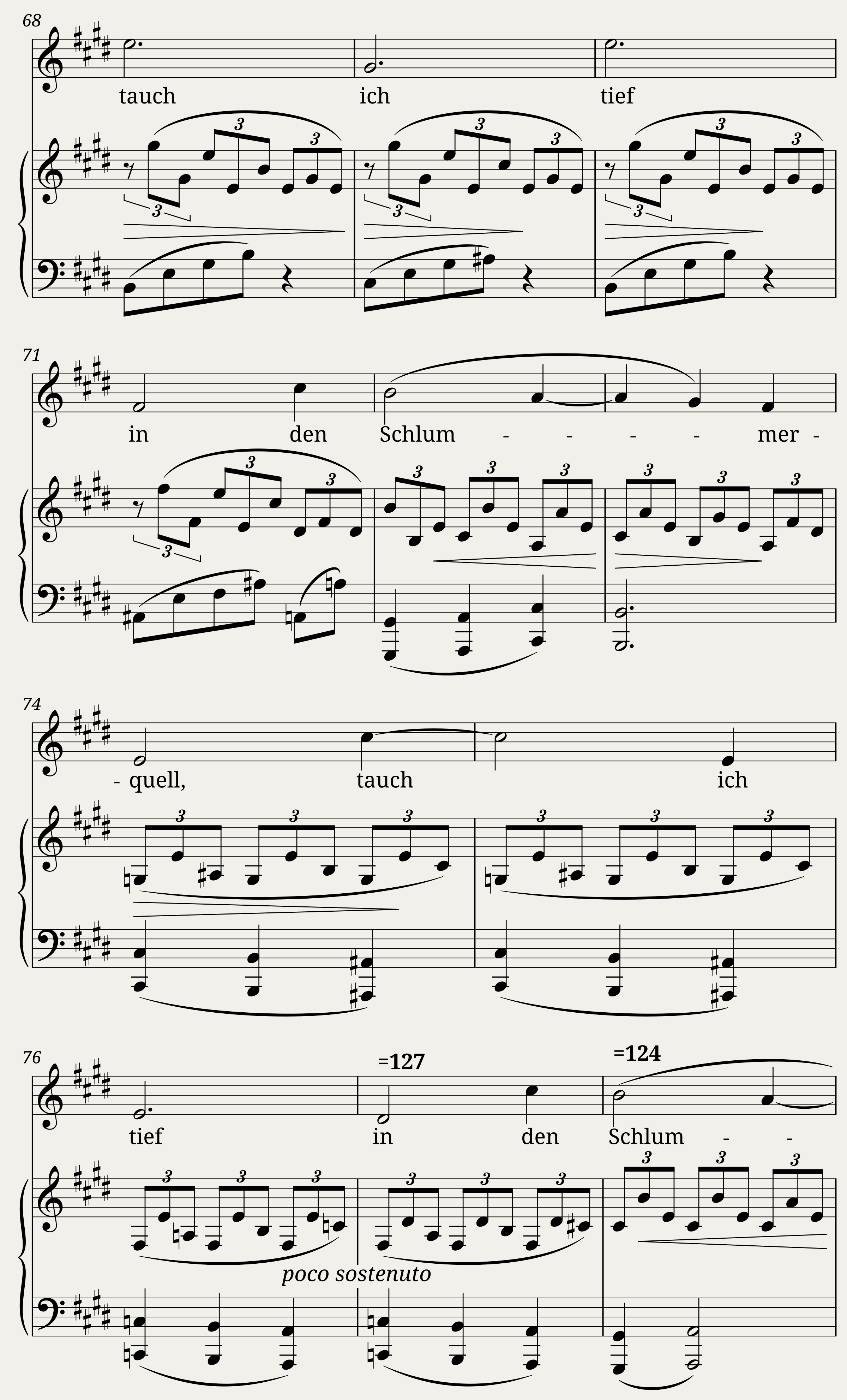 Brahms Johannes - 4 Gesänge Op.46 No.4 - An die Nachtigall — 3/3