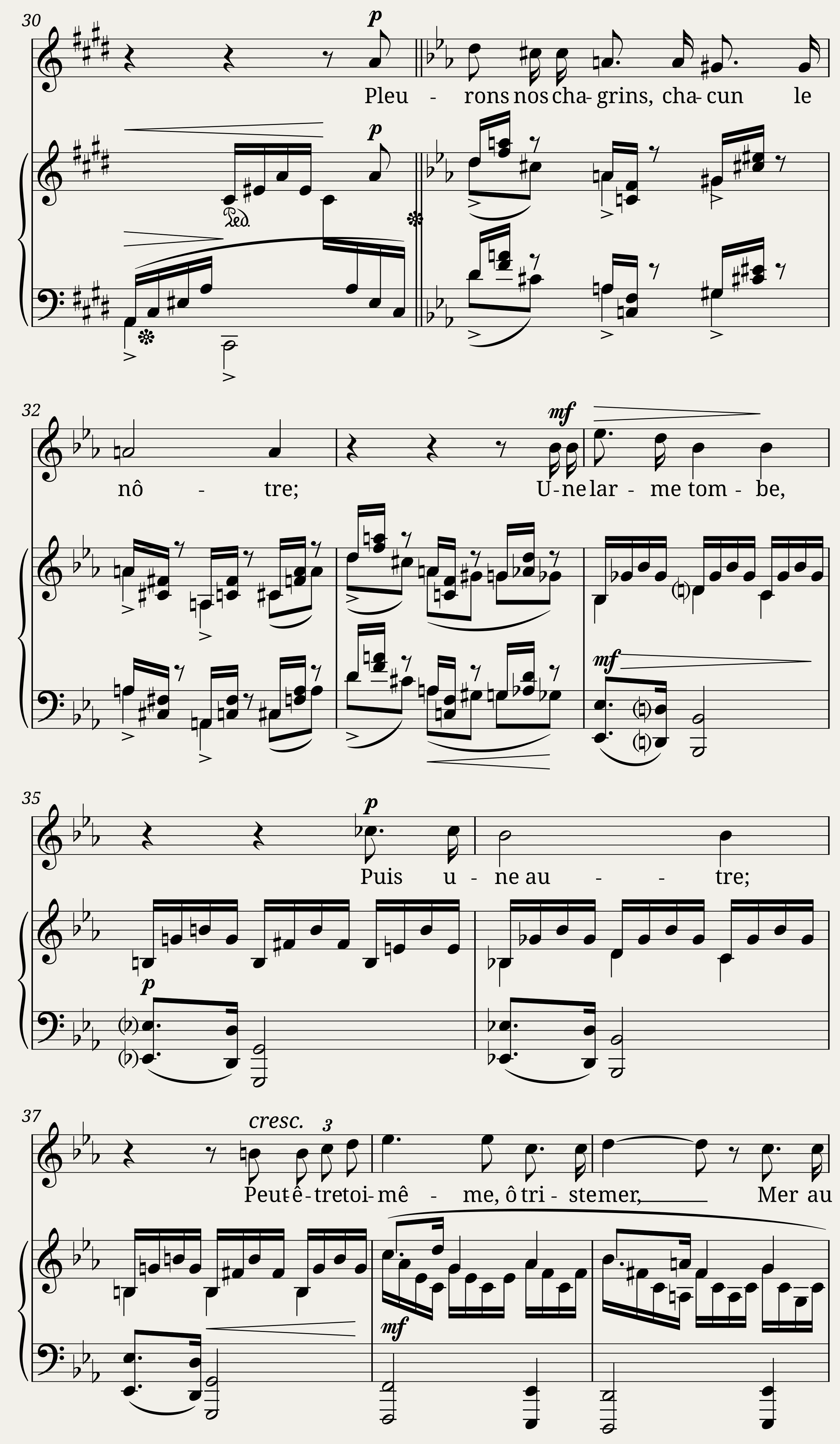 Larmes — 3/4
