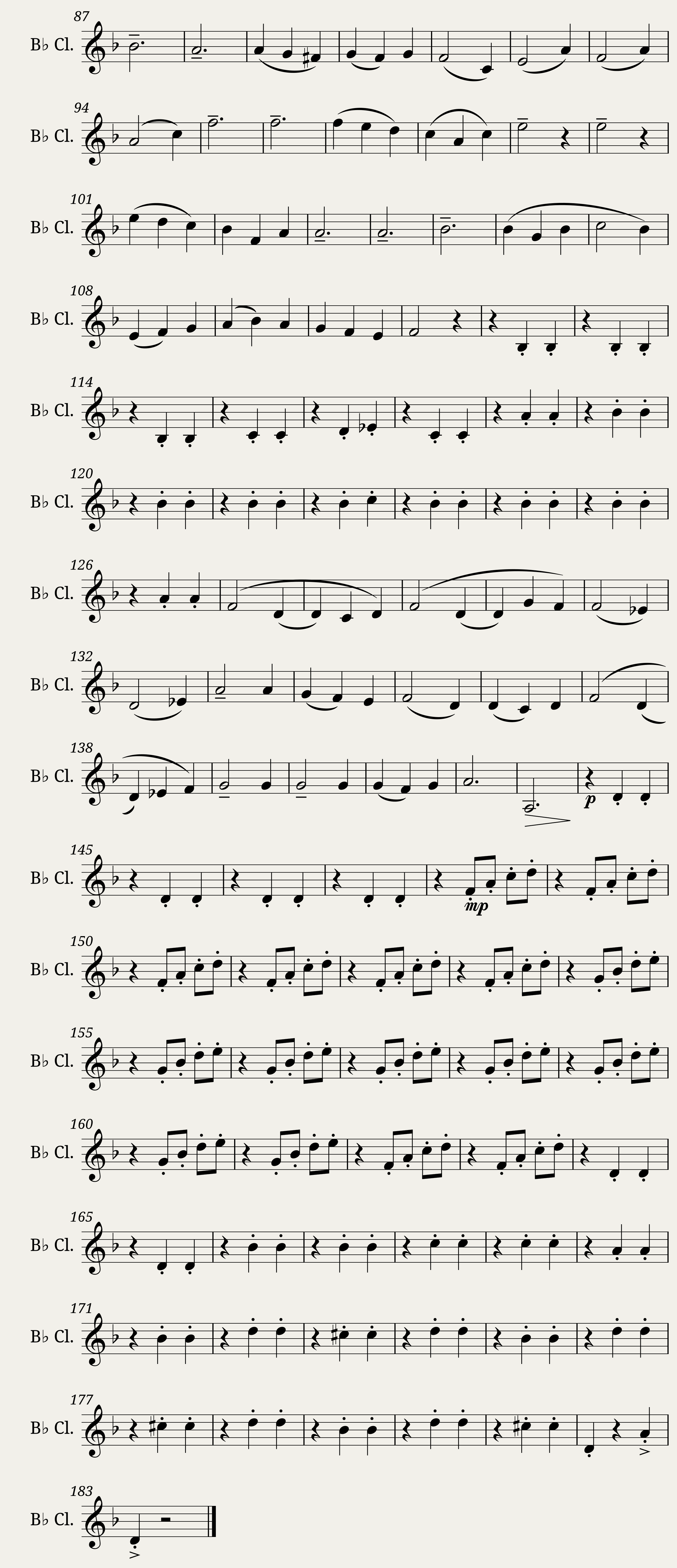 Waltz No. 2 Bb Clarinet — 2/2