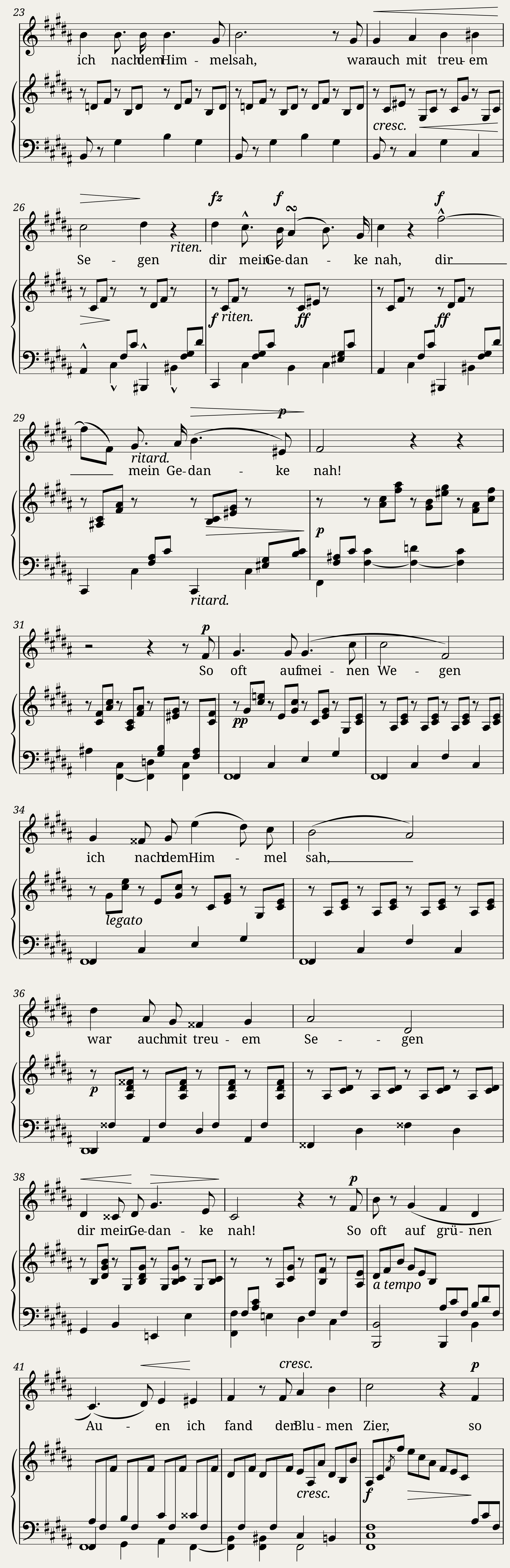 Auf der Reise, Op.22 — 2/3