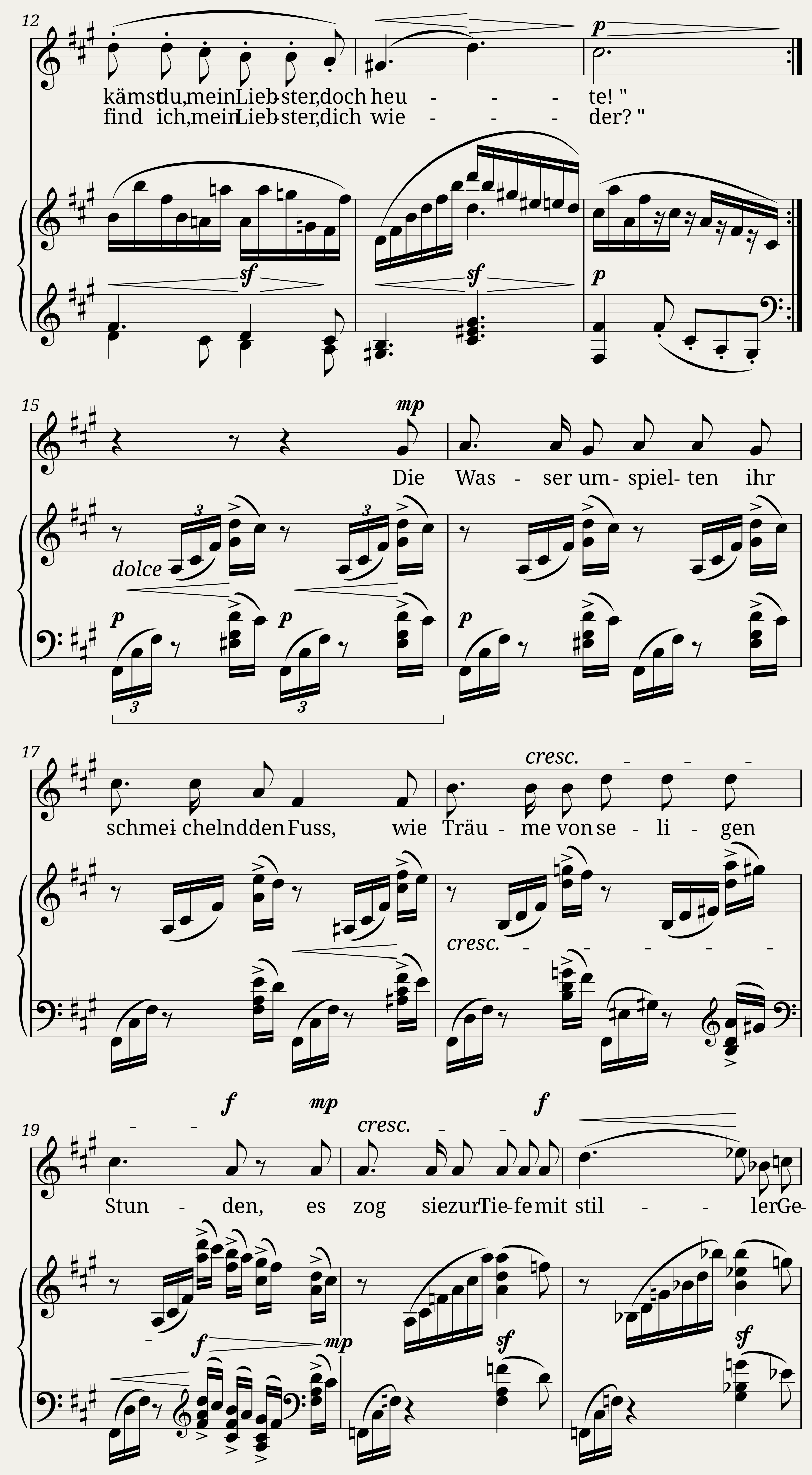 Brahms Johannes 6 Songs Op 7 No 1 Treue Liebe — 2/3