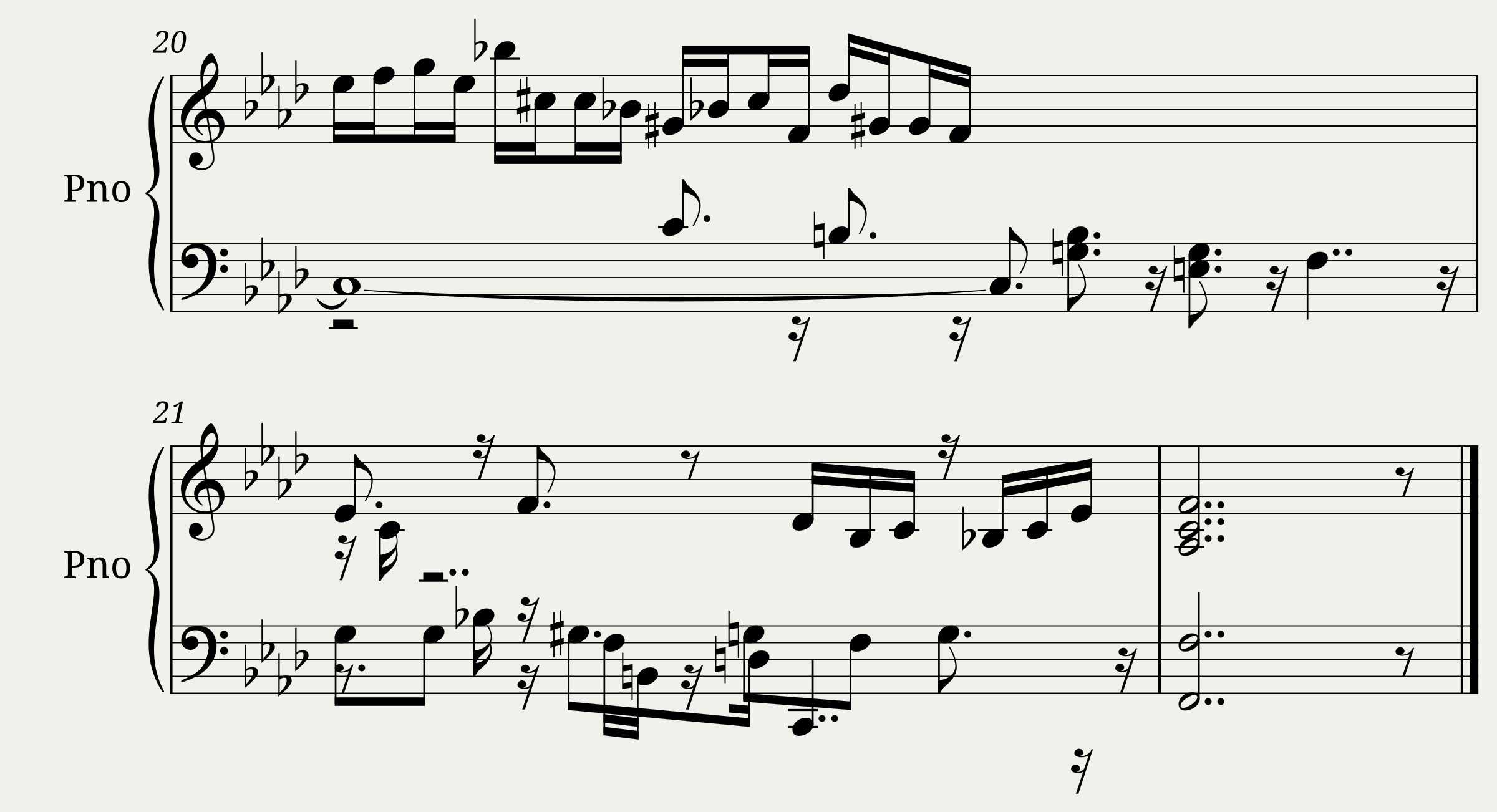 Das Wohltemperierte Clavier I, Praeludium III — 3/3