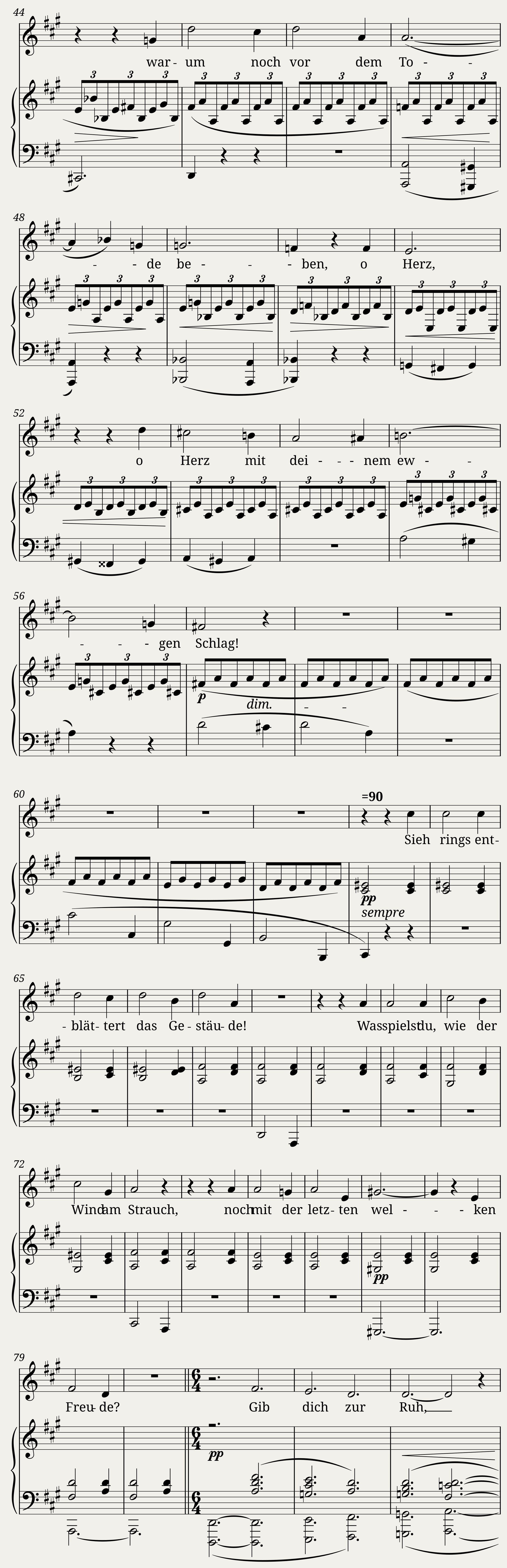 Brahms Johannes - 7 Lieder Op.48 No.7 - Herbstgefühl — 2/3