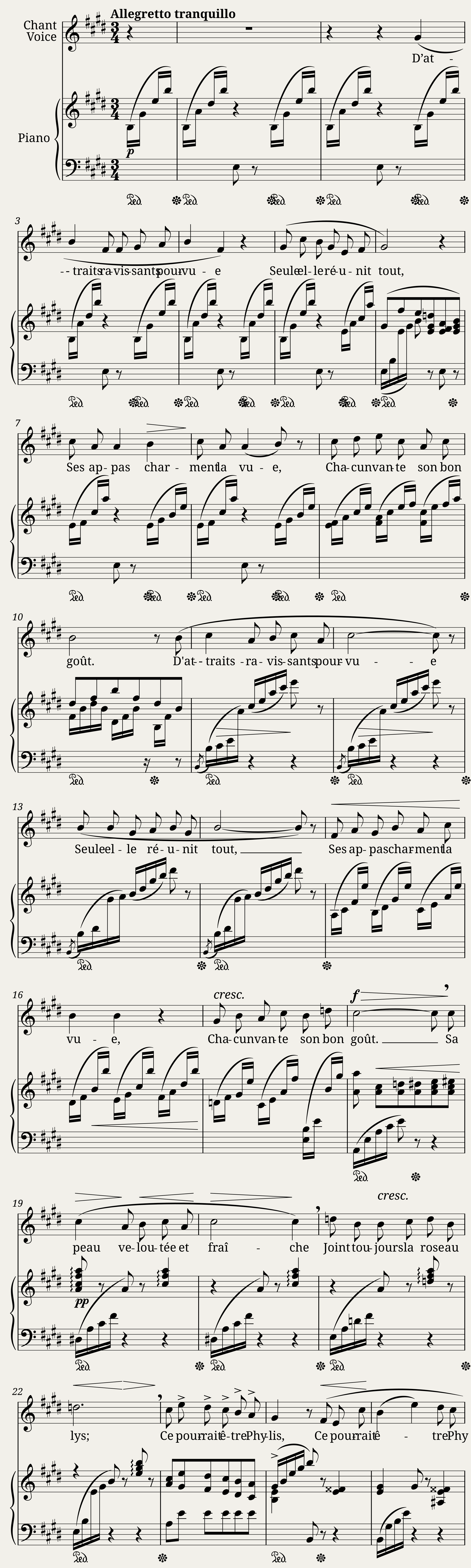 Les Attraits, VWV 1852 — 1/2