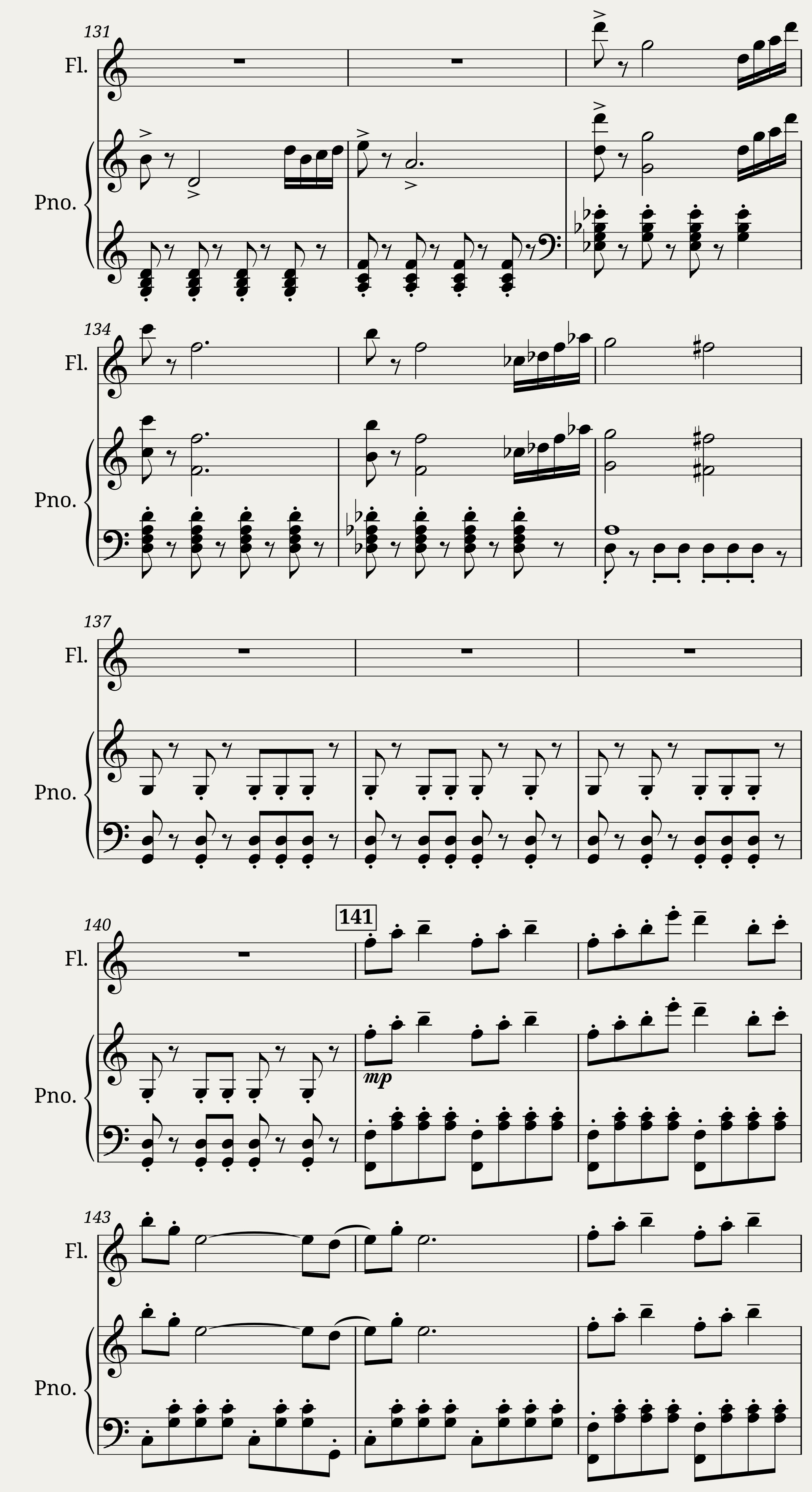 Movement I The Ocarina of Time Piano and Flute TEST — 6/18