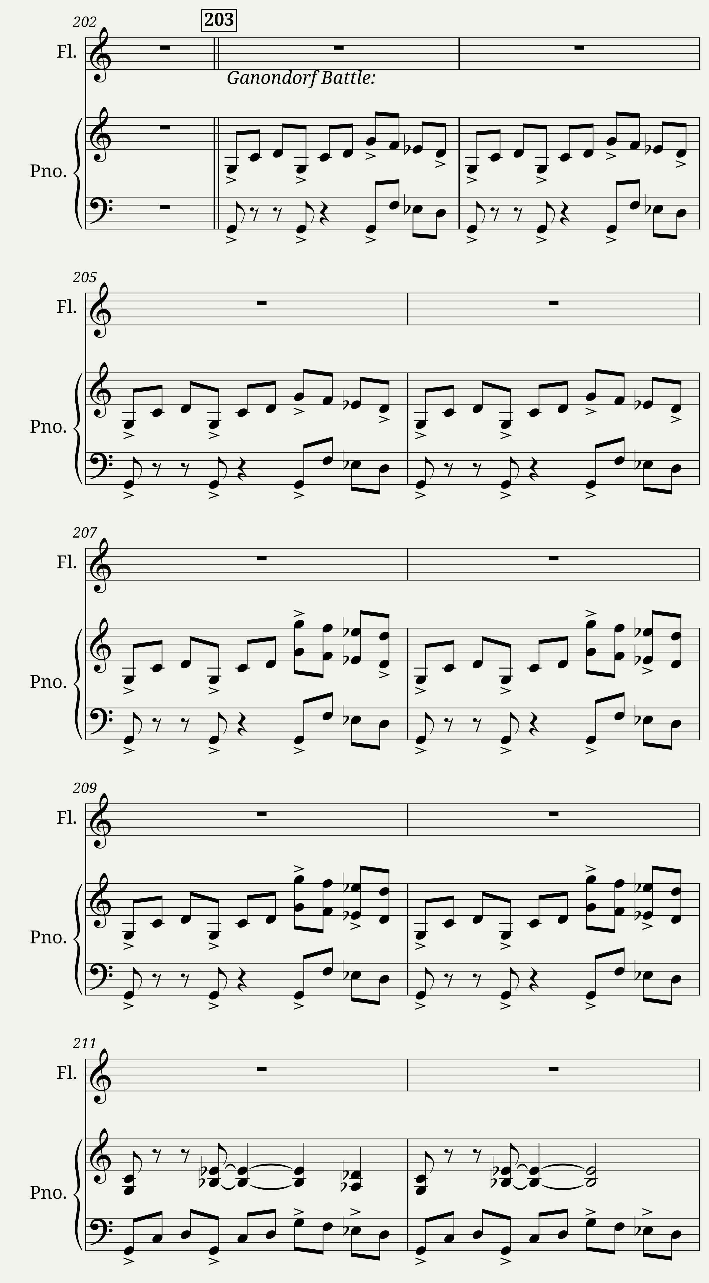 Movement I The Ocarina of Time Piano and Flute TEST — 9/18