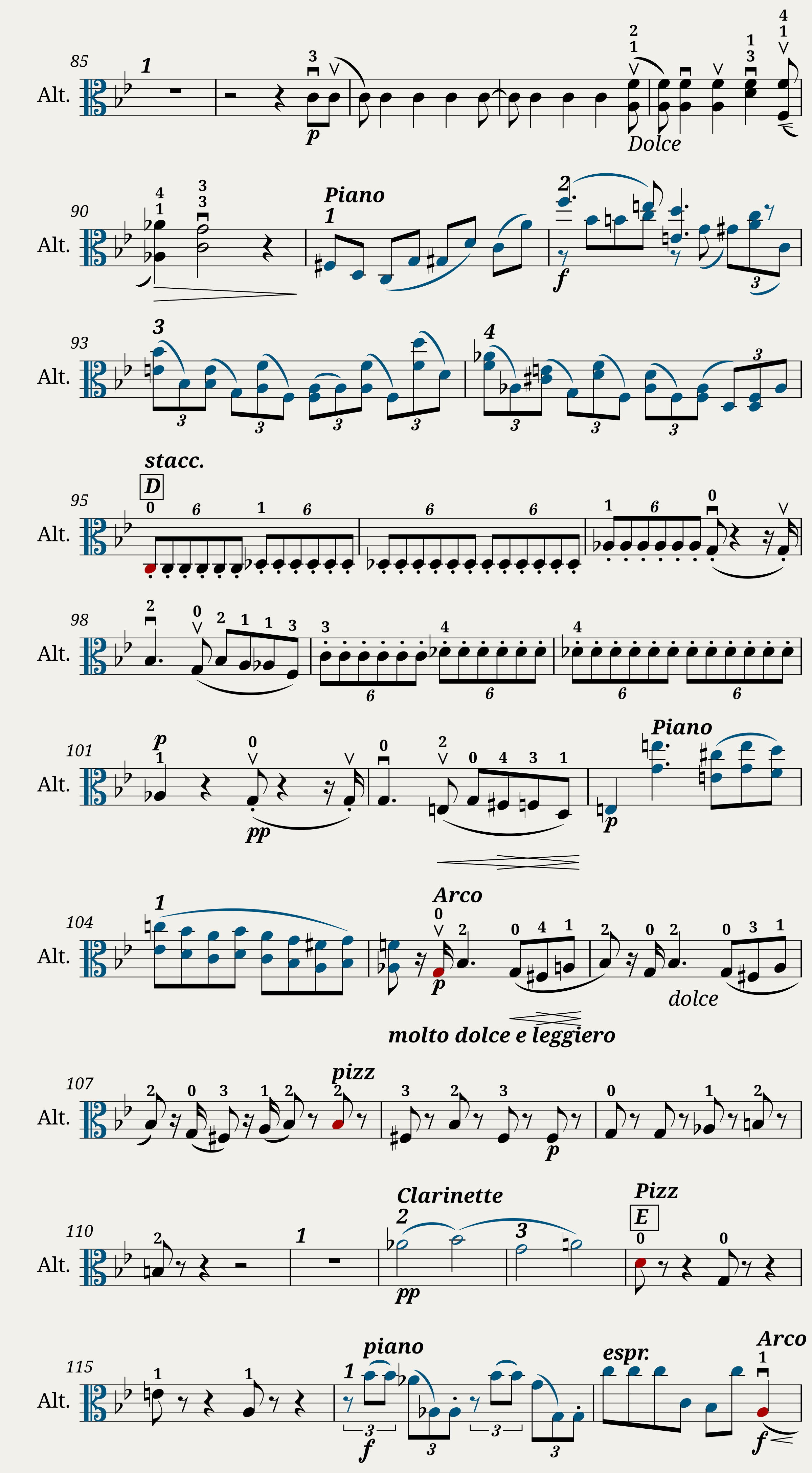 Brahms Johannes - Fuenf Lieder Op.49 No.2 - An ein Veilchen — 4/6