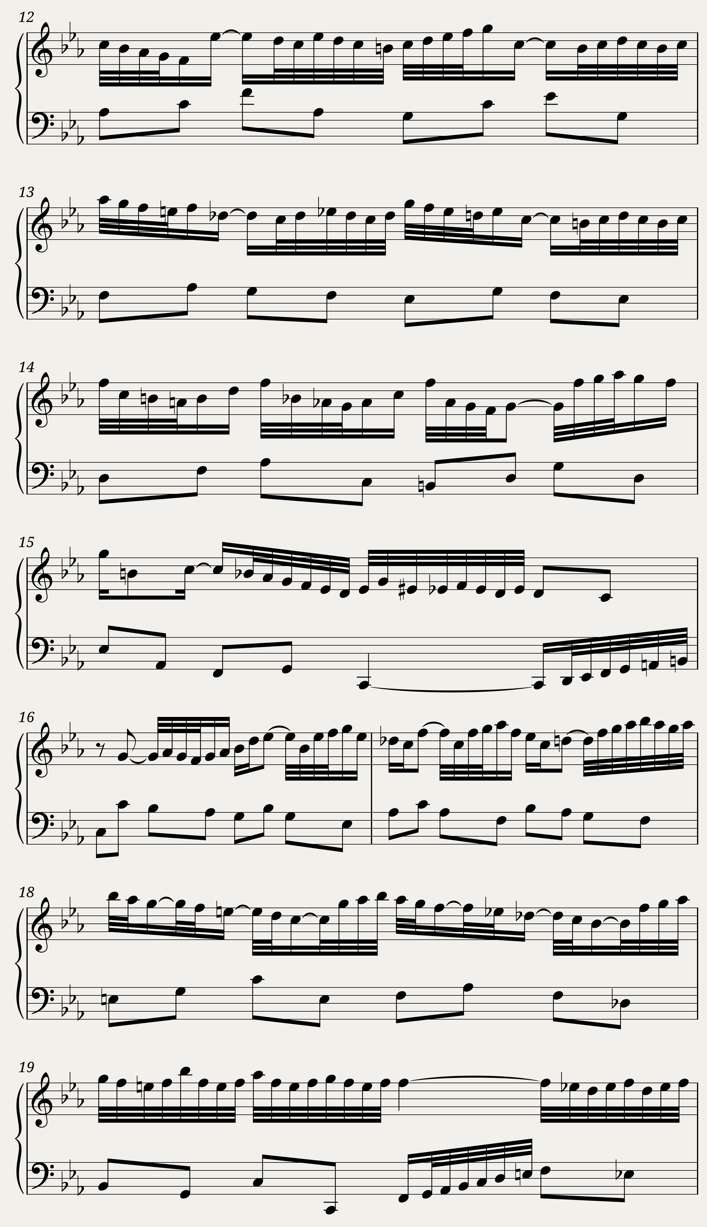 BWV 826 Partita II Sinfonia — 2/6