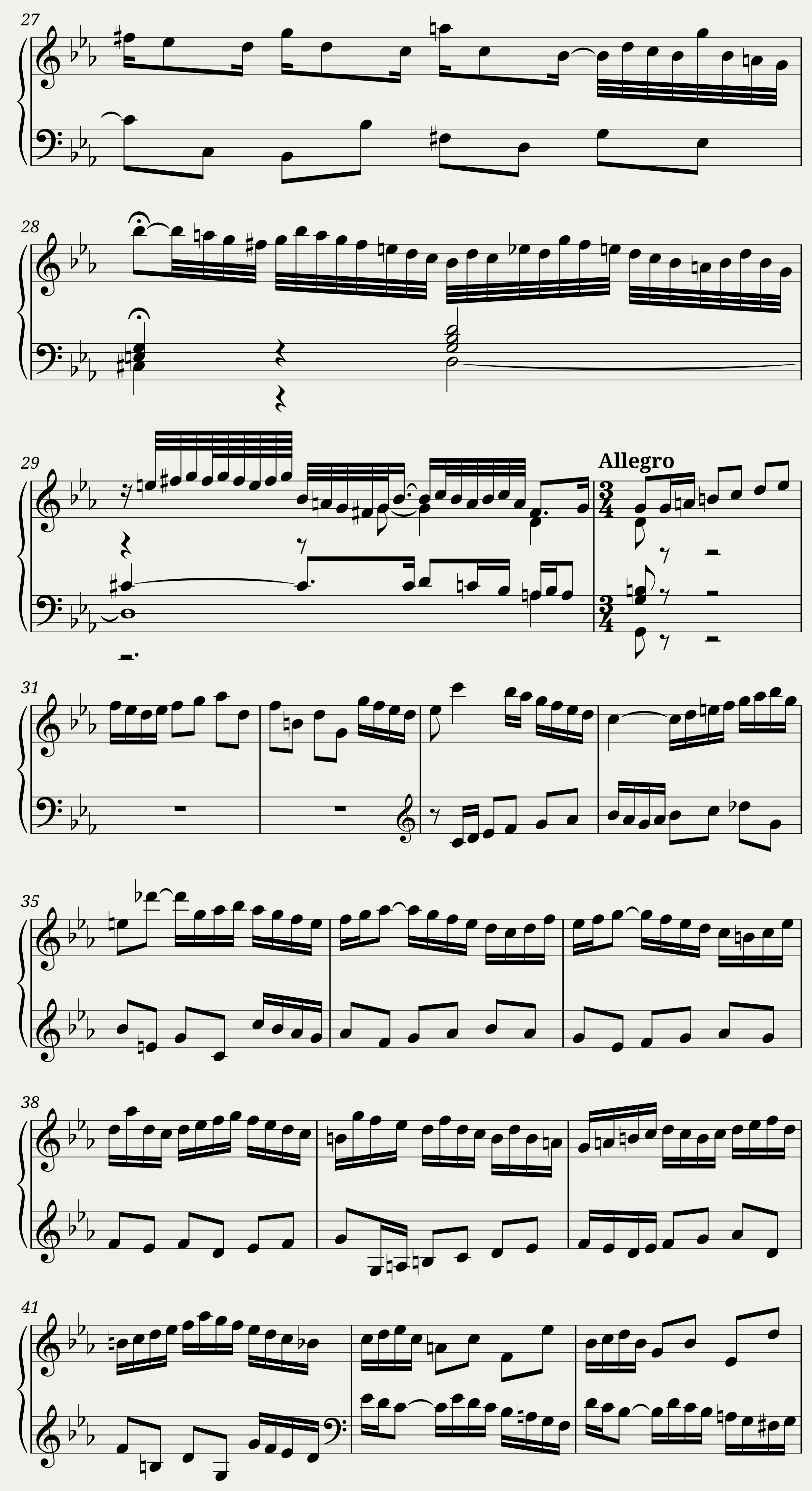 BWV 826 Partita II Sinfonia — 4/6