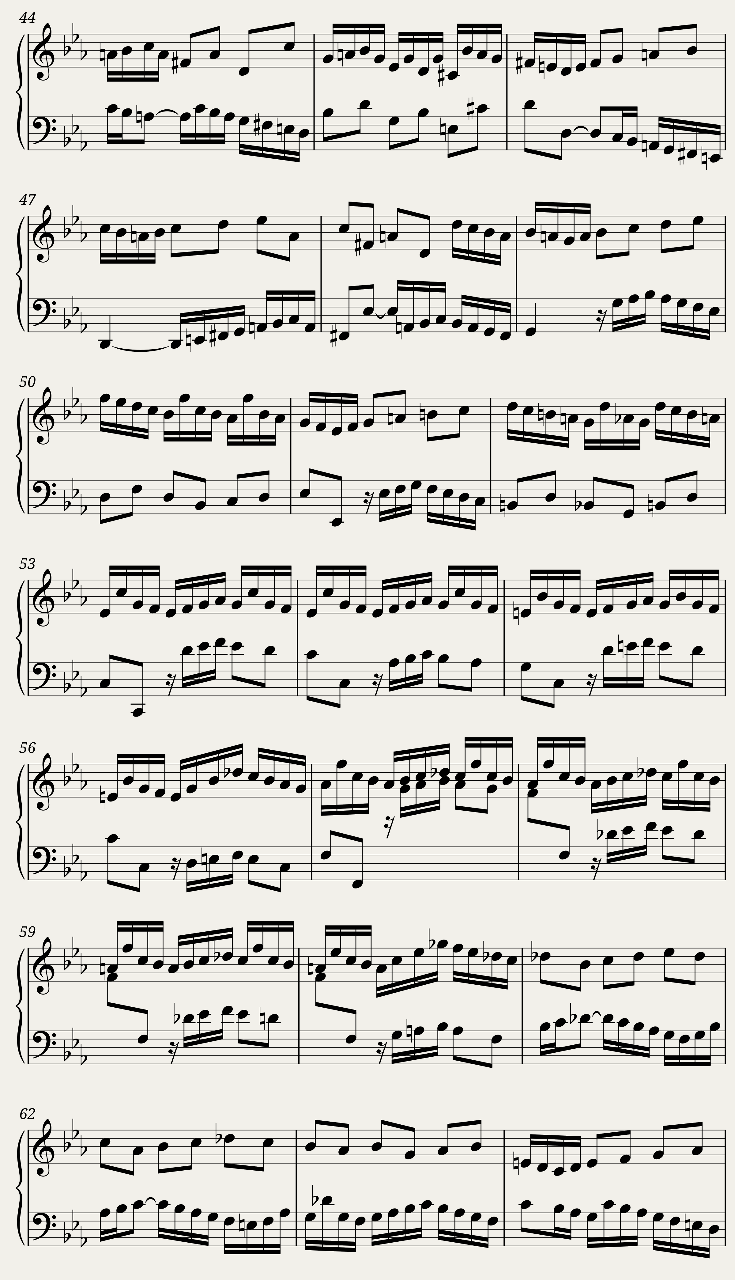 BWV 826 Partita II Sinfonia — 5/6