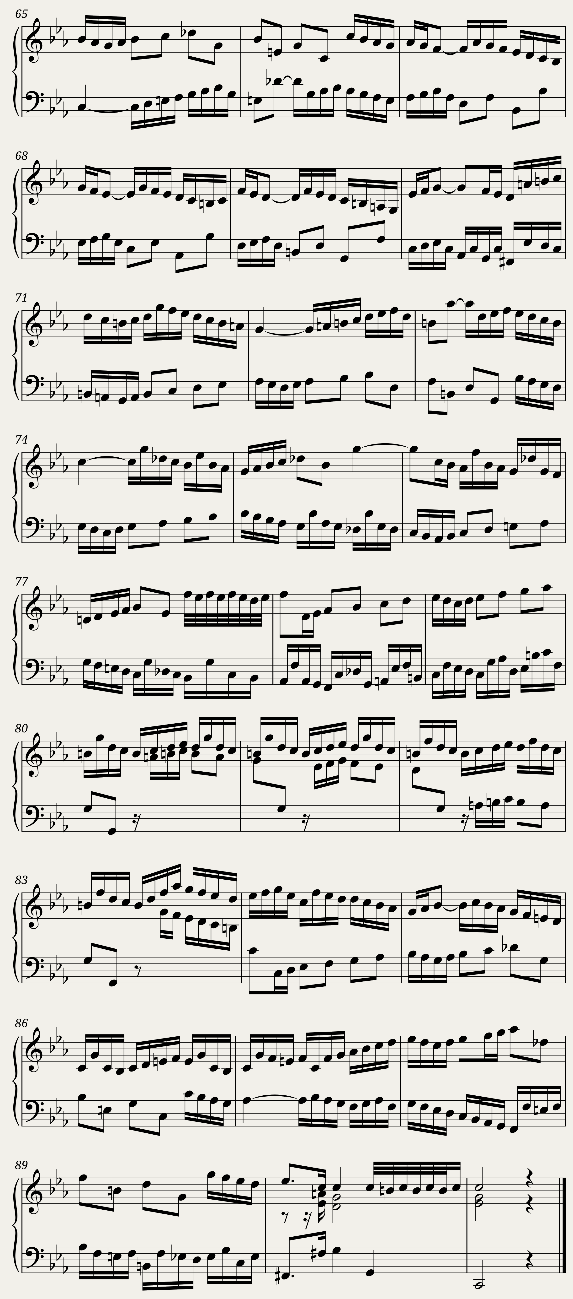 BWV 826 Partita II Sinfonia — 6/6