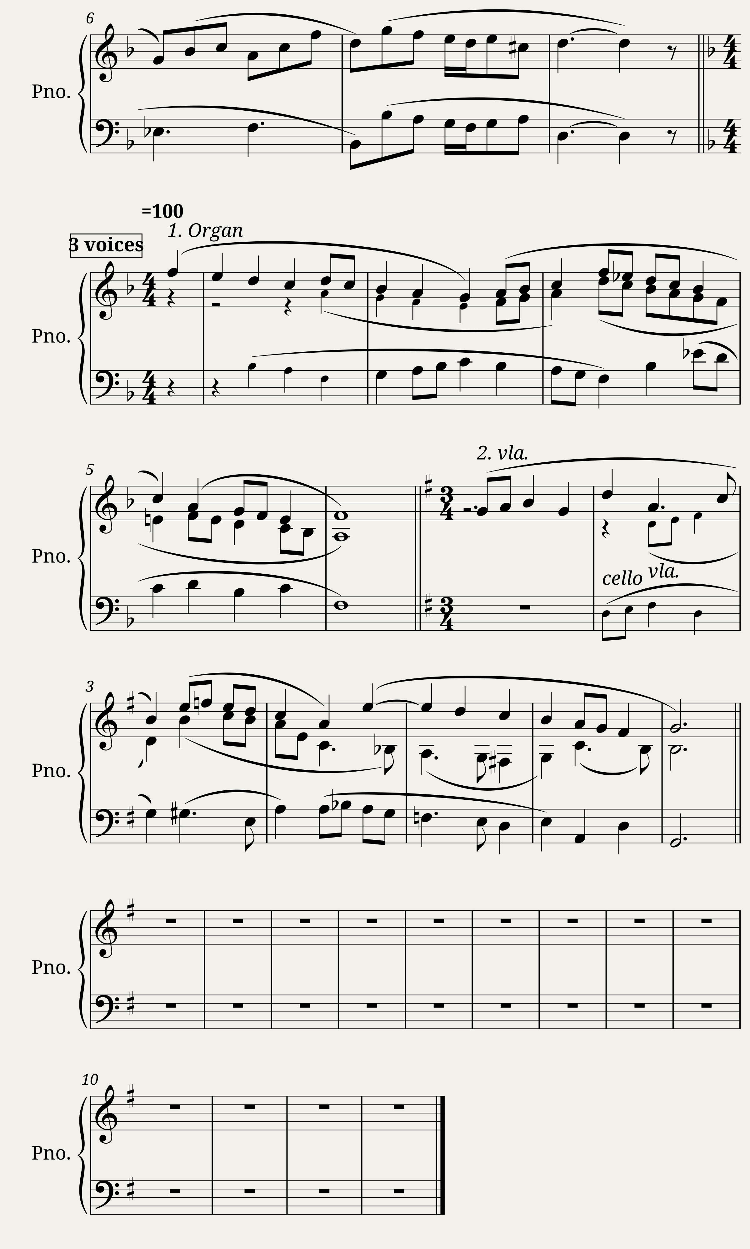 Exercises from Eric Thiman - Practical Free Counterpoint (1947) — 2/2