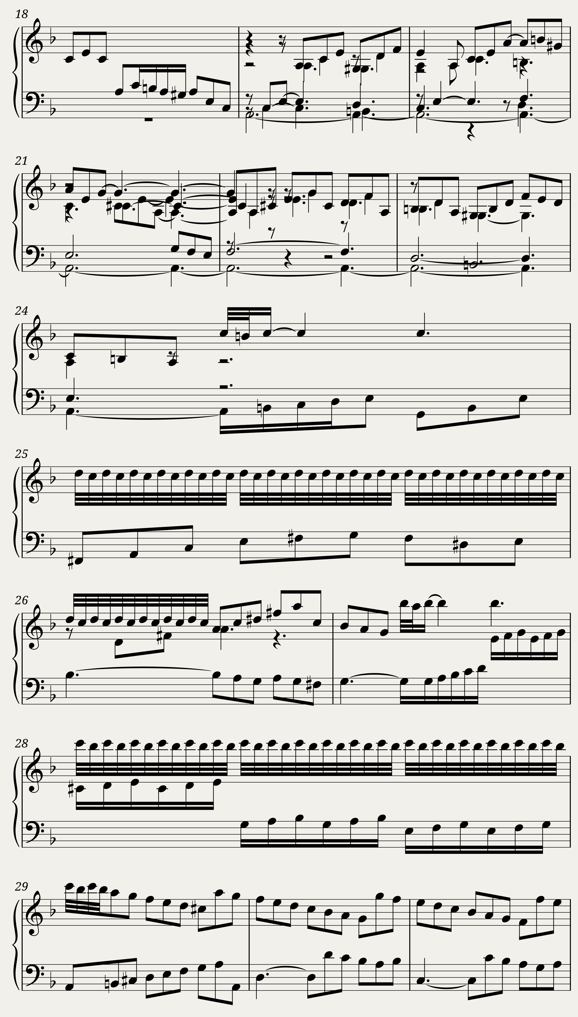 BWV 814 French Suite III Allemande — 2/4