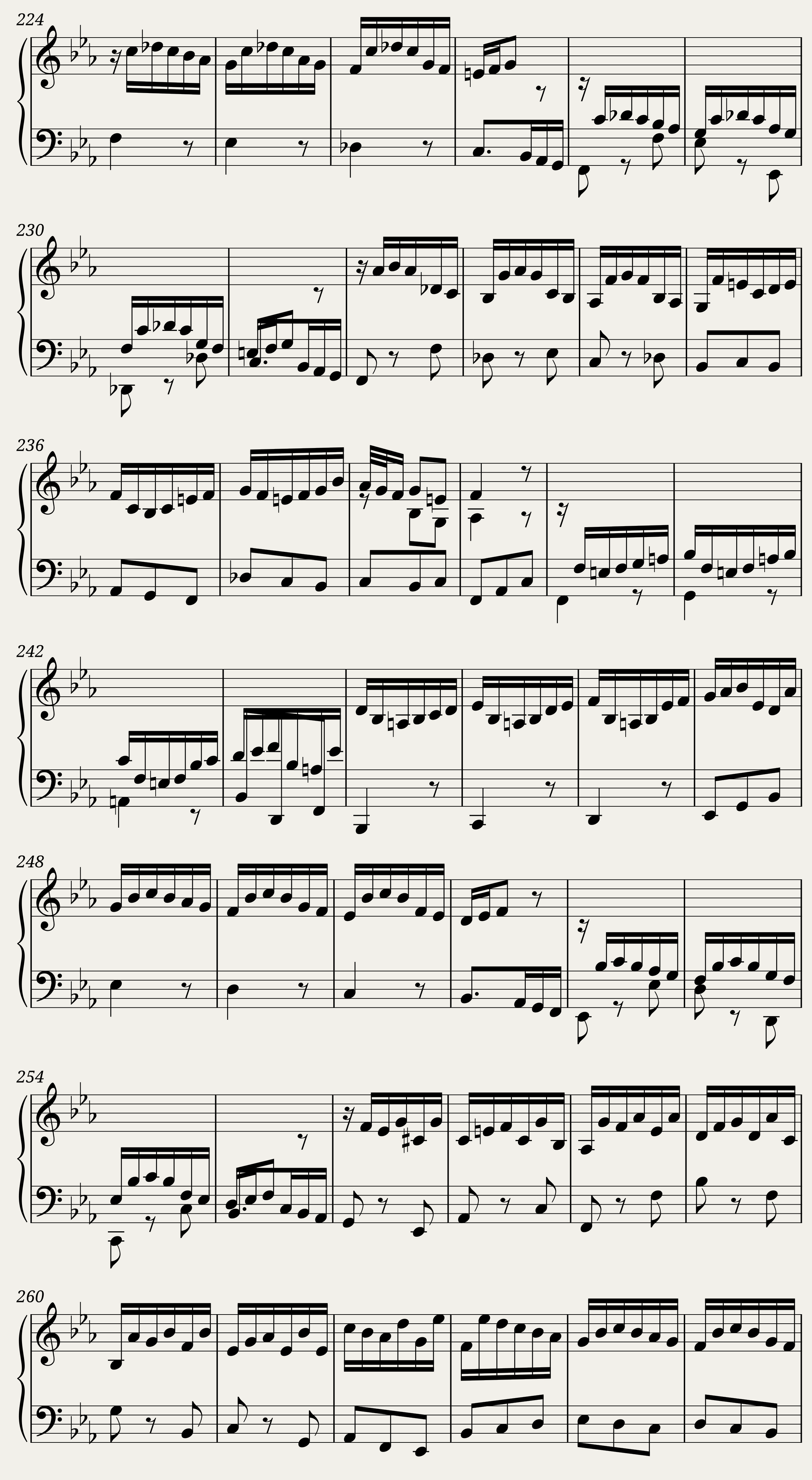 BWV 998 Prelude Fugue and Allegro in E-flat major — 12/14