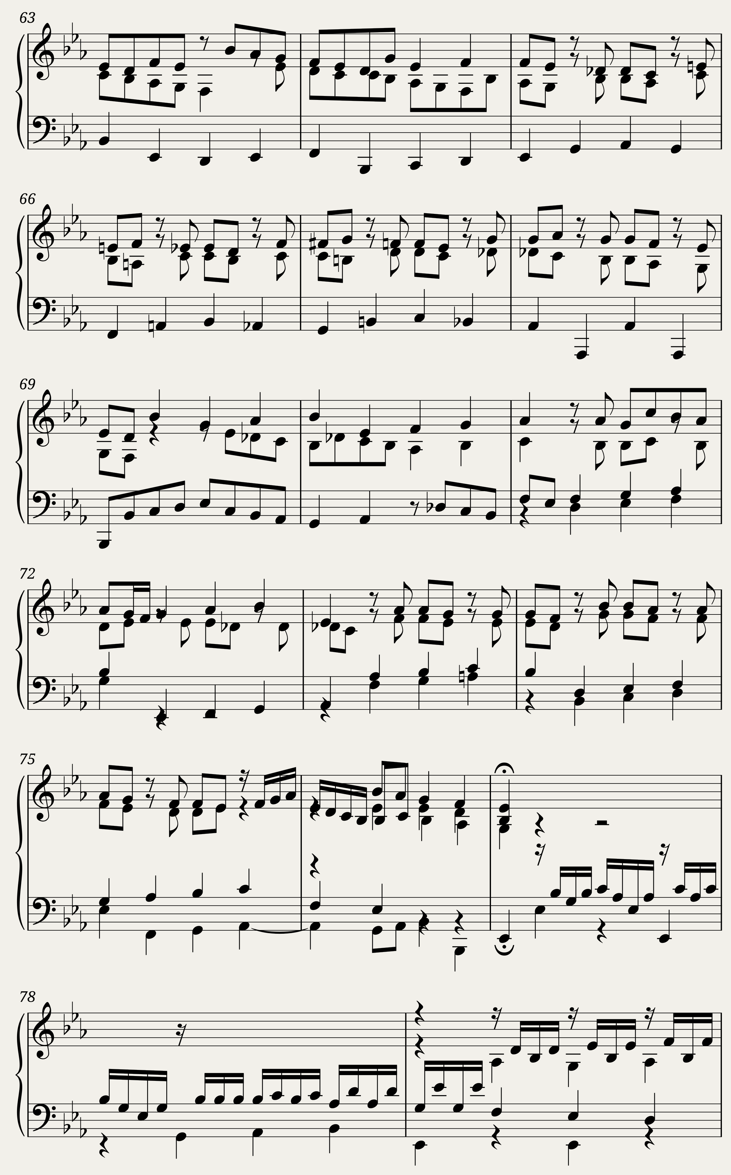 BWV 998 Prelude Fugue and Allegro in E-flat major — 5/14