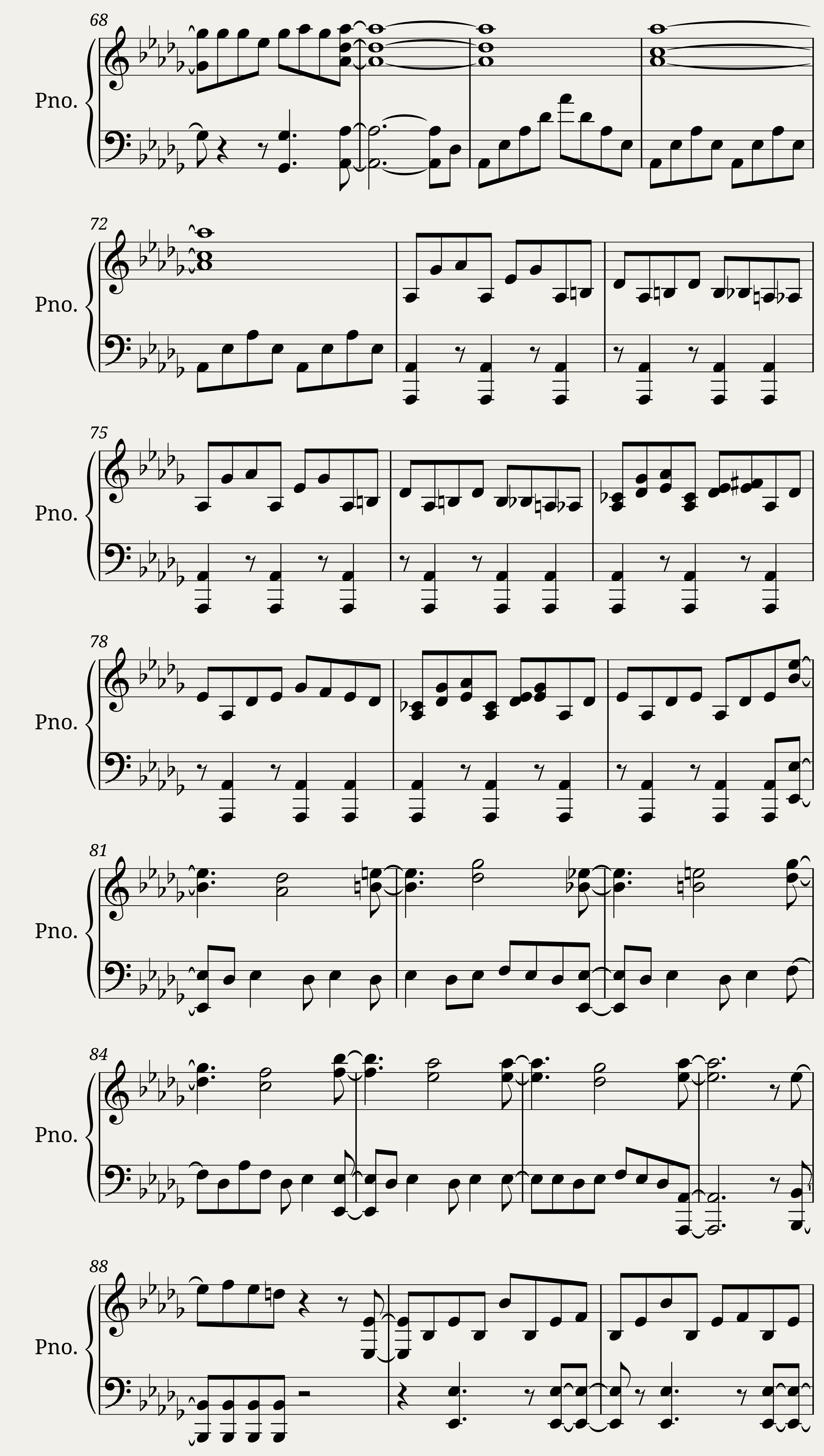 You Will Recall Our Names Piano Arrangement — 4/5