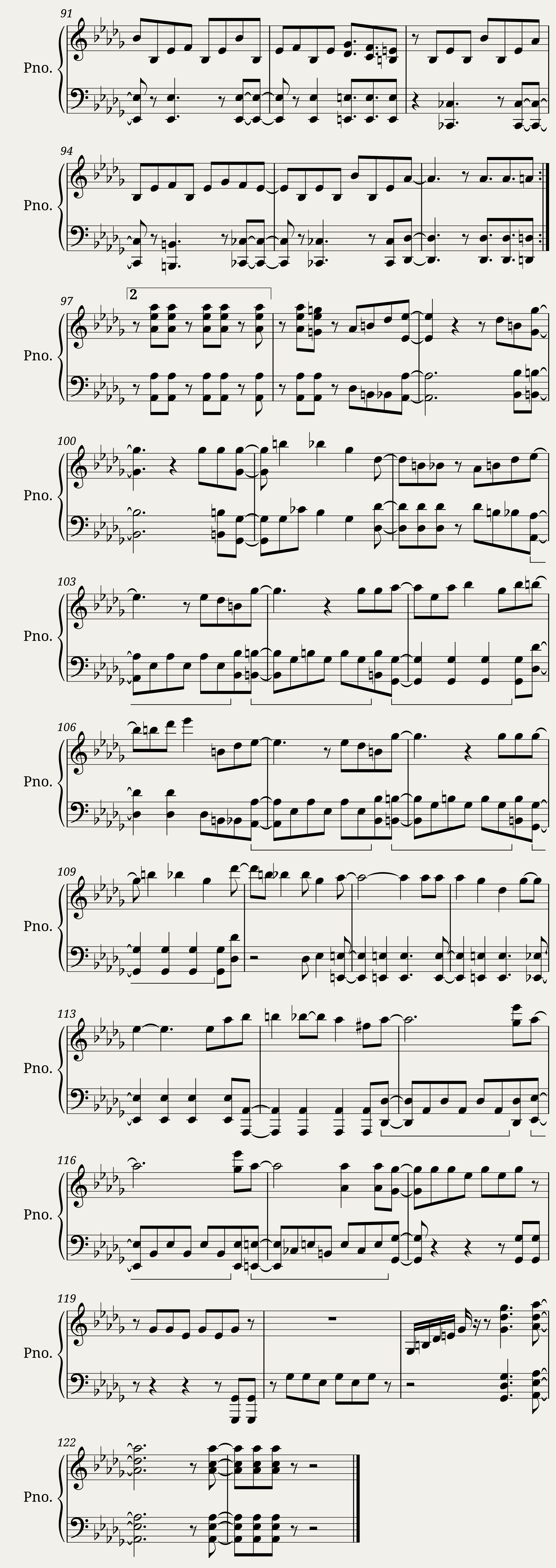 You Will Recall Our Names Piano Arrangement — 5/5