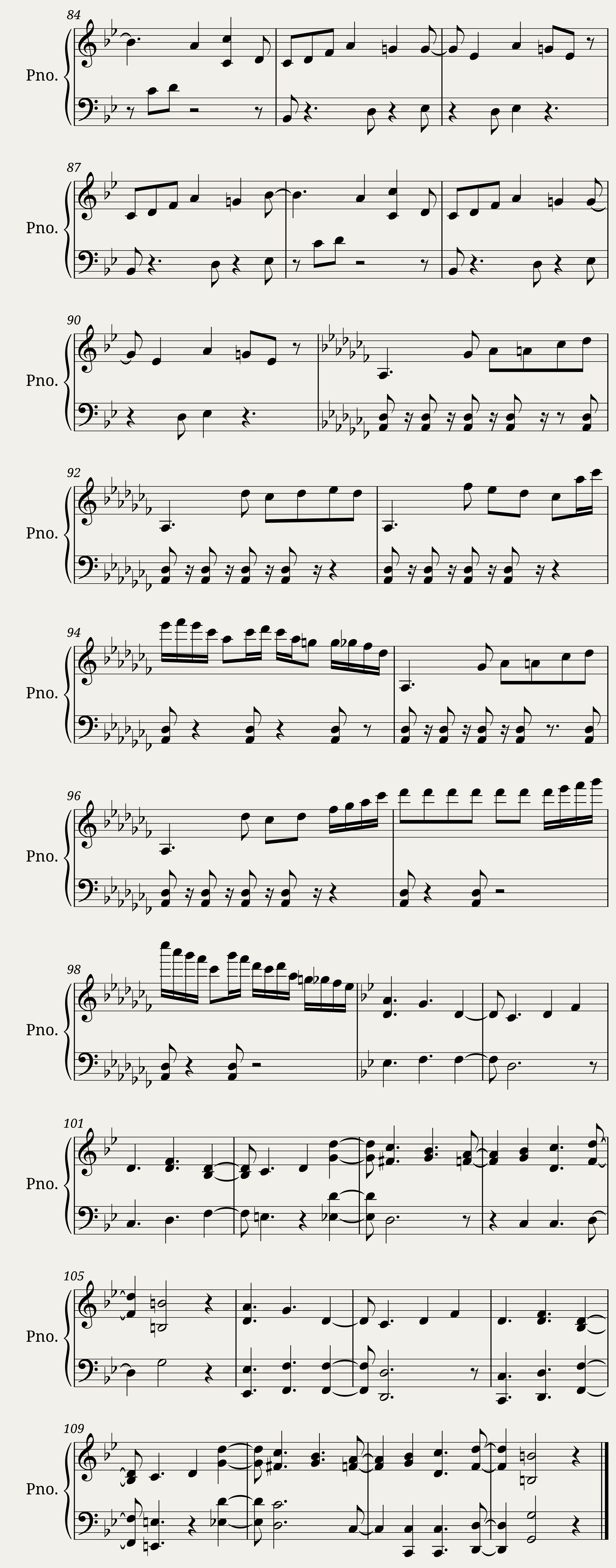 The Shackled Wolves - Fire Emblem: Three Houses Piano Arrangement — 4/4