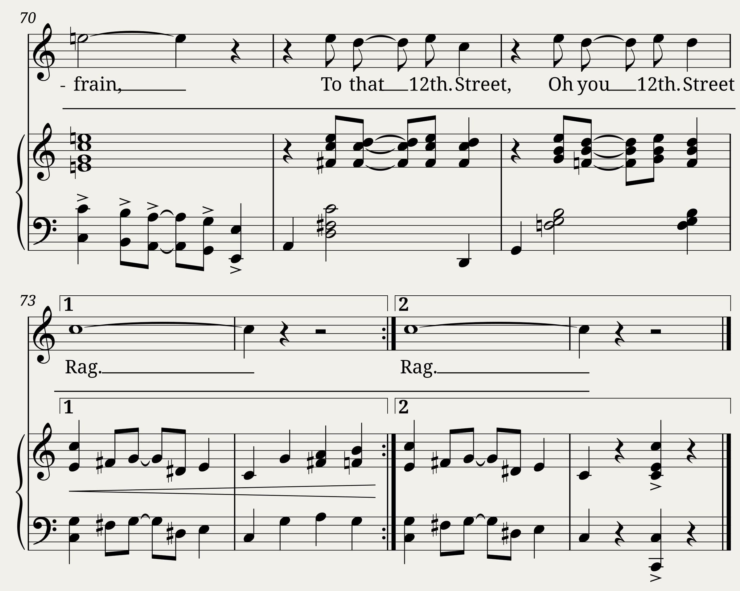 12th St Rag - Song Version (1919) — 4/4