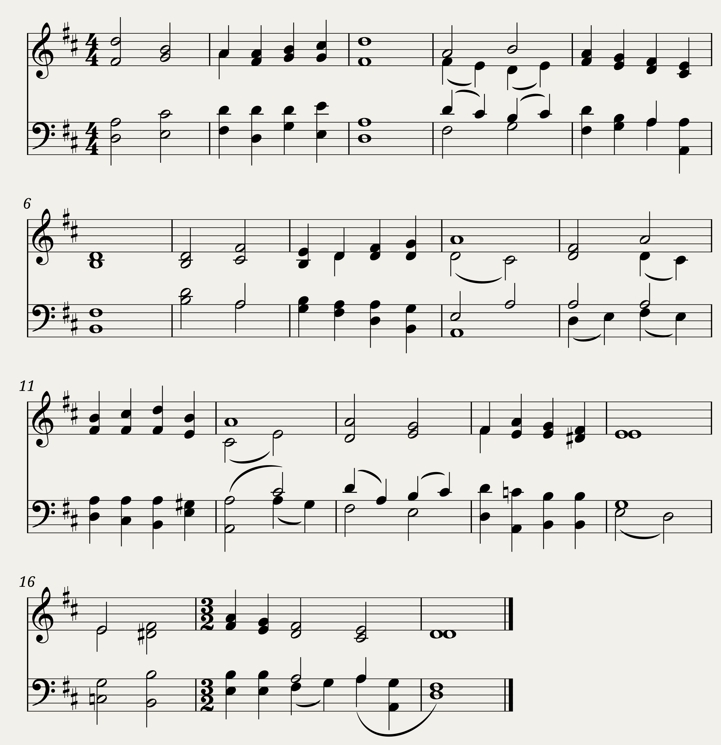 Christ whose glory fills the skies - Ratisbon Johann G. Werners Choralbuch zu den neuen protestantischen Gesangbüchern (Leipzig