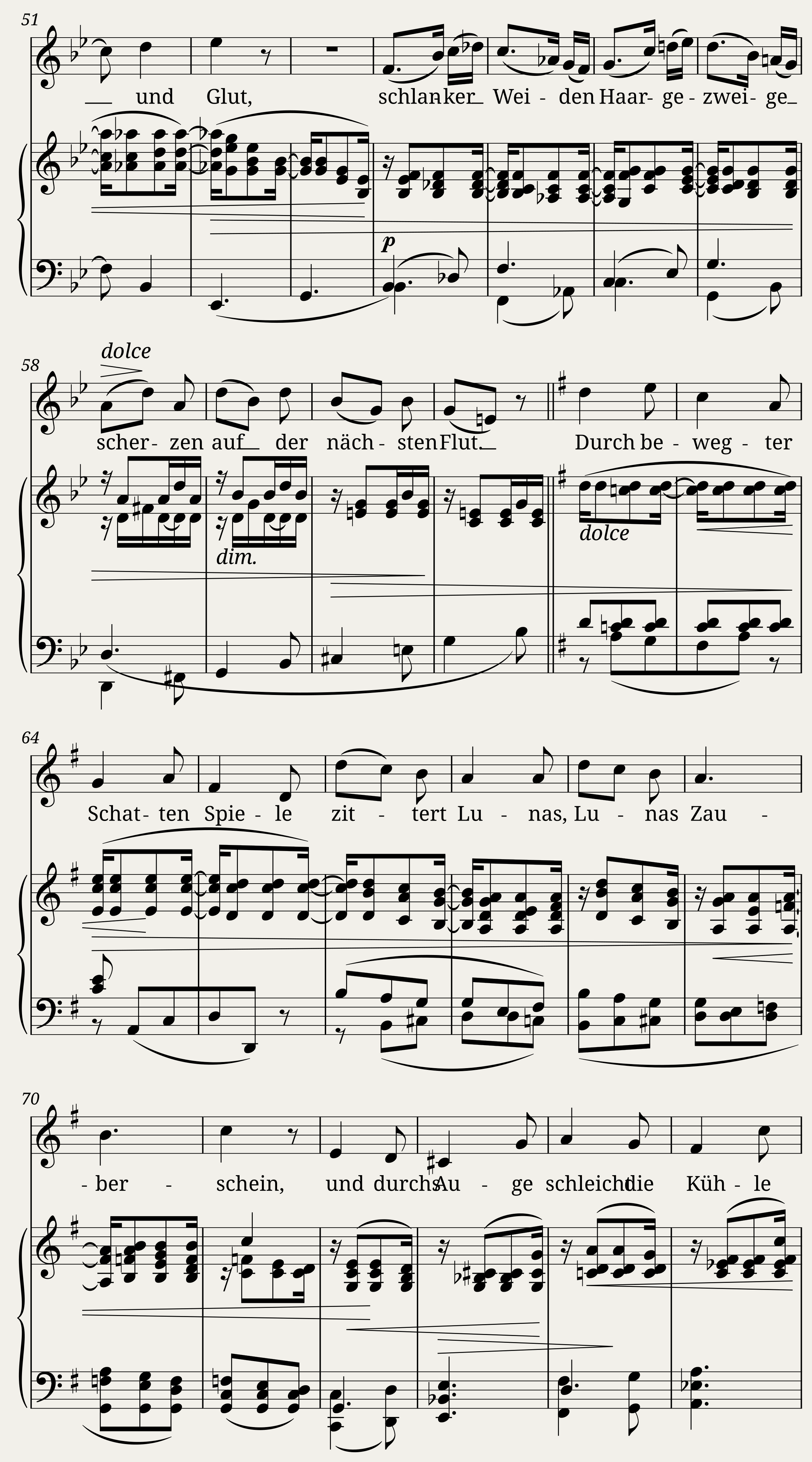 Brahms Johannes - 8 Lieder und Gesänge Op.59 No.1 - Dämmrung senkte sich von oben — 3/4