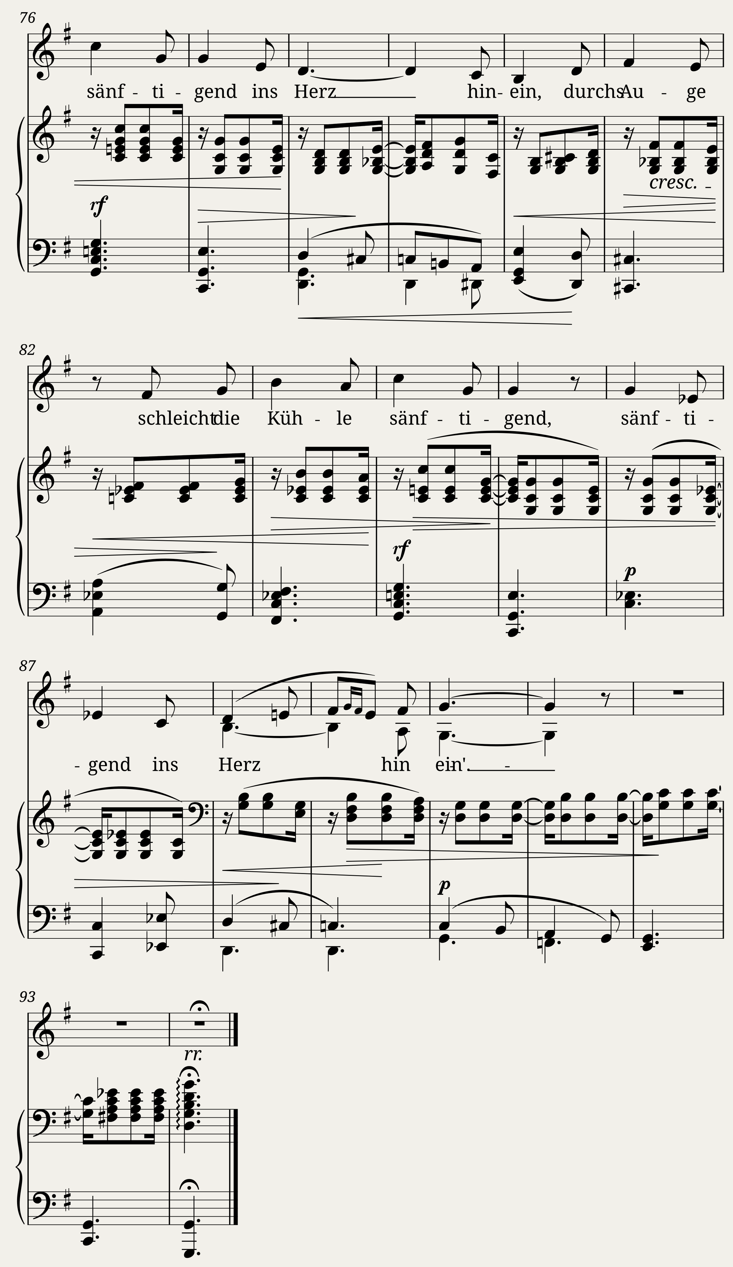 Brahms Johannes - 8 Lieder und Gesänge Op.59 No.1 - Dämmrung senkte sich von oben — 4/4