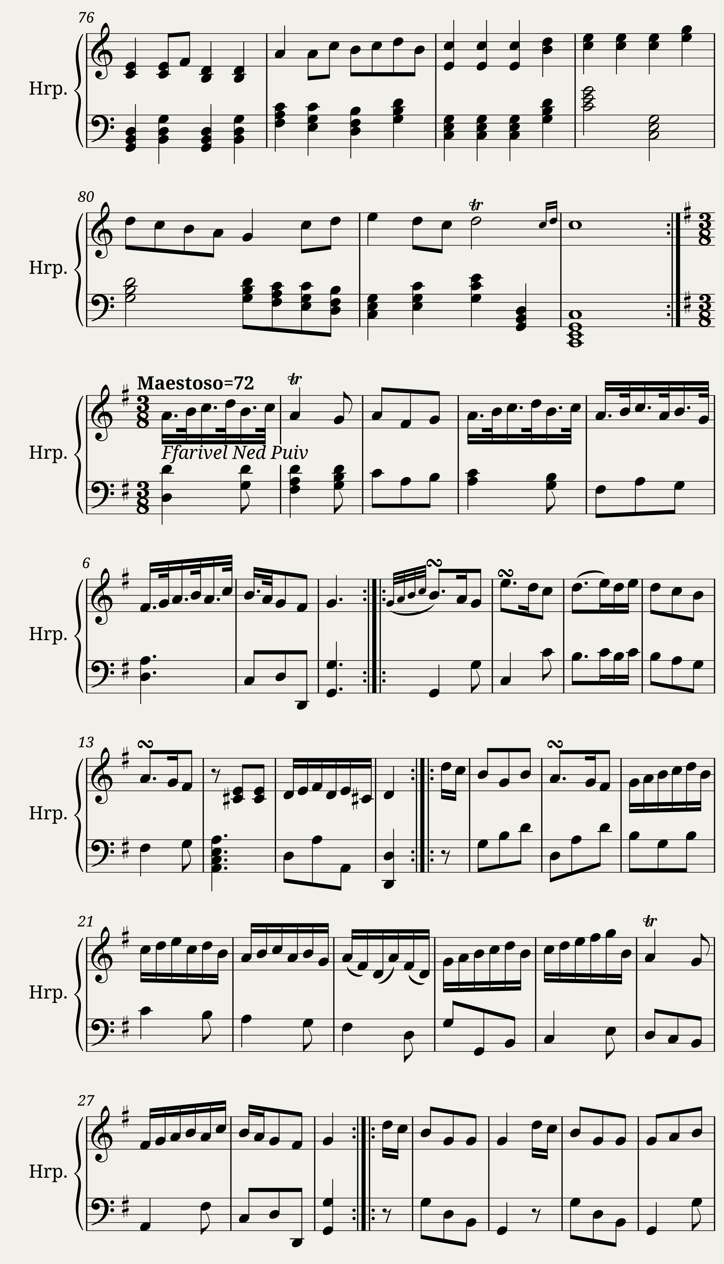 Three Welsh Tunes — 4/5