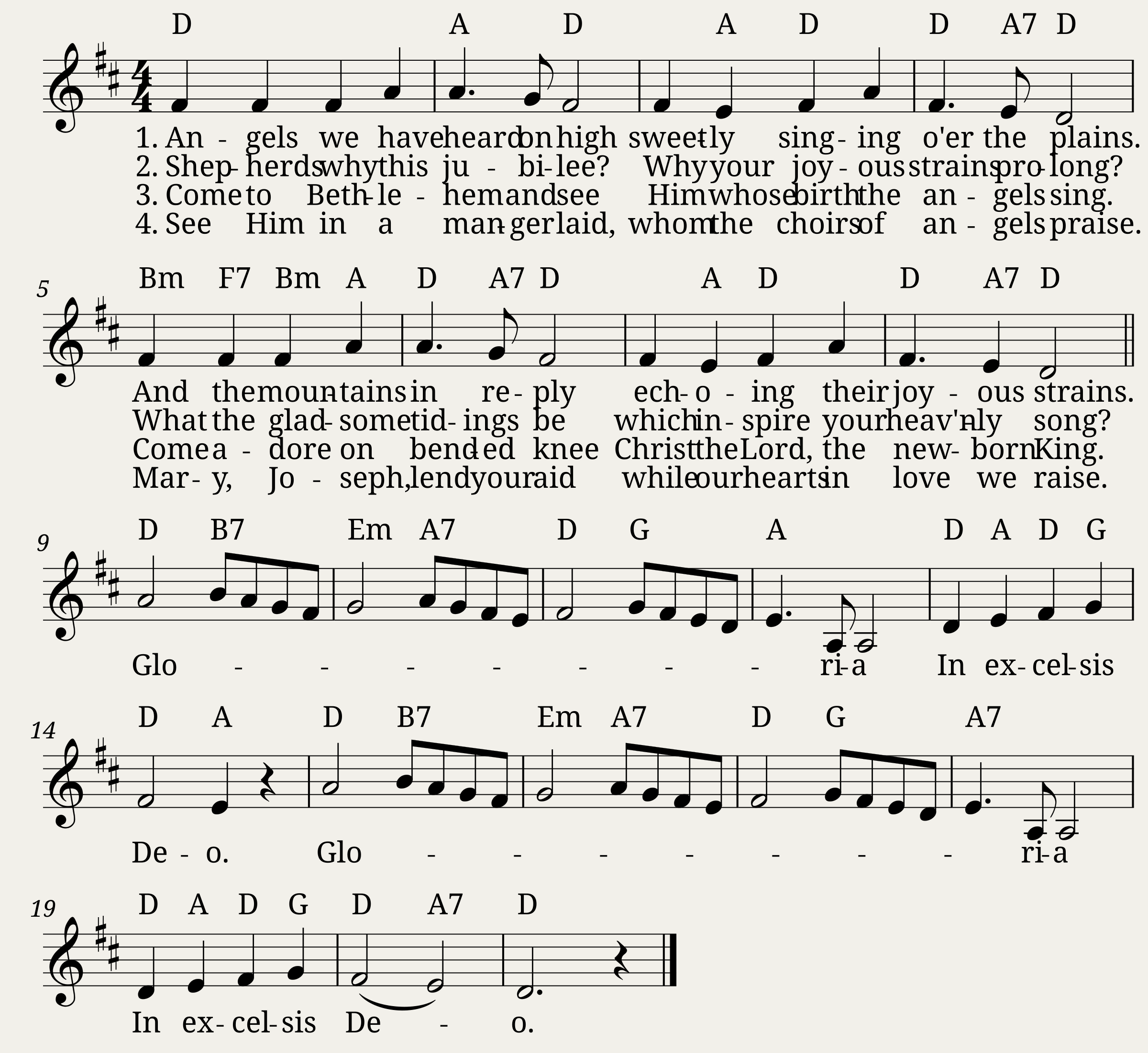 Traditional music - Angels We Have Heard On High