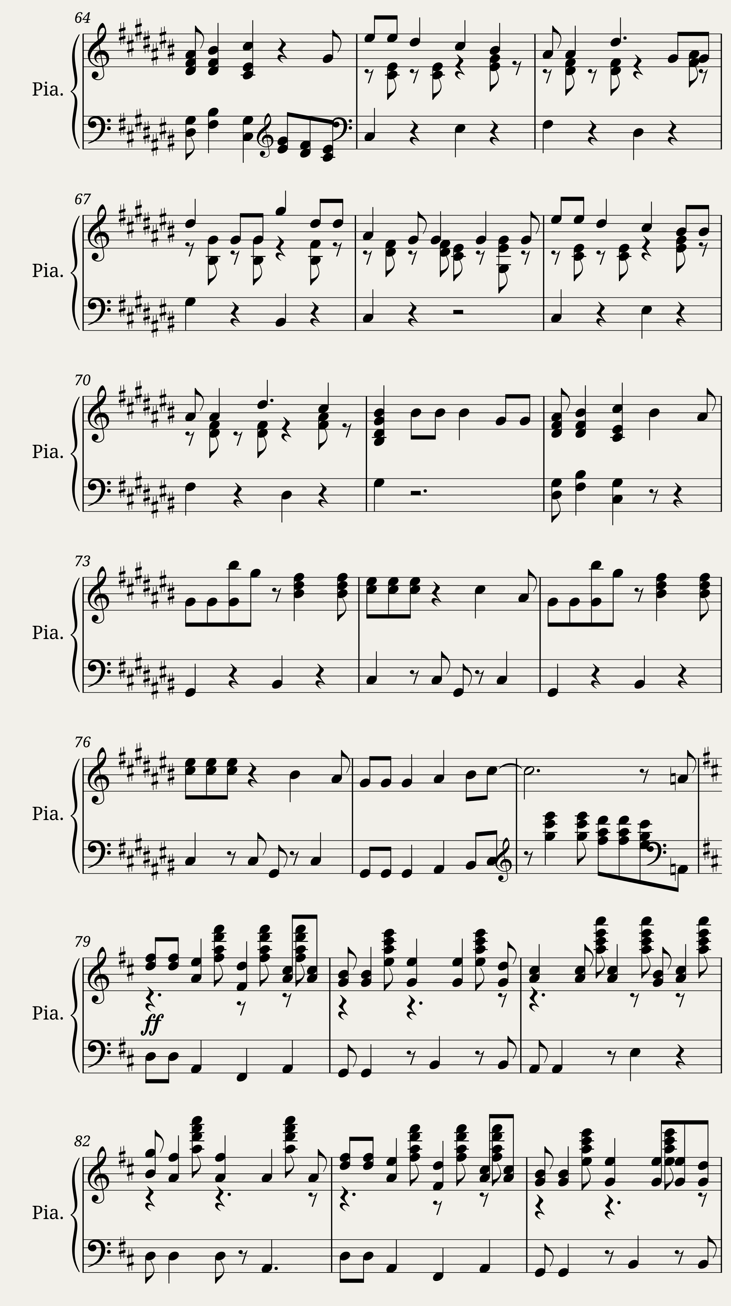 Vocalise Op. 49a (Piano version) — 3/4