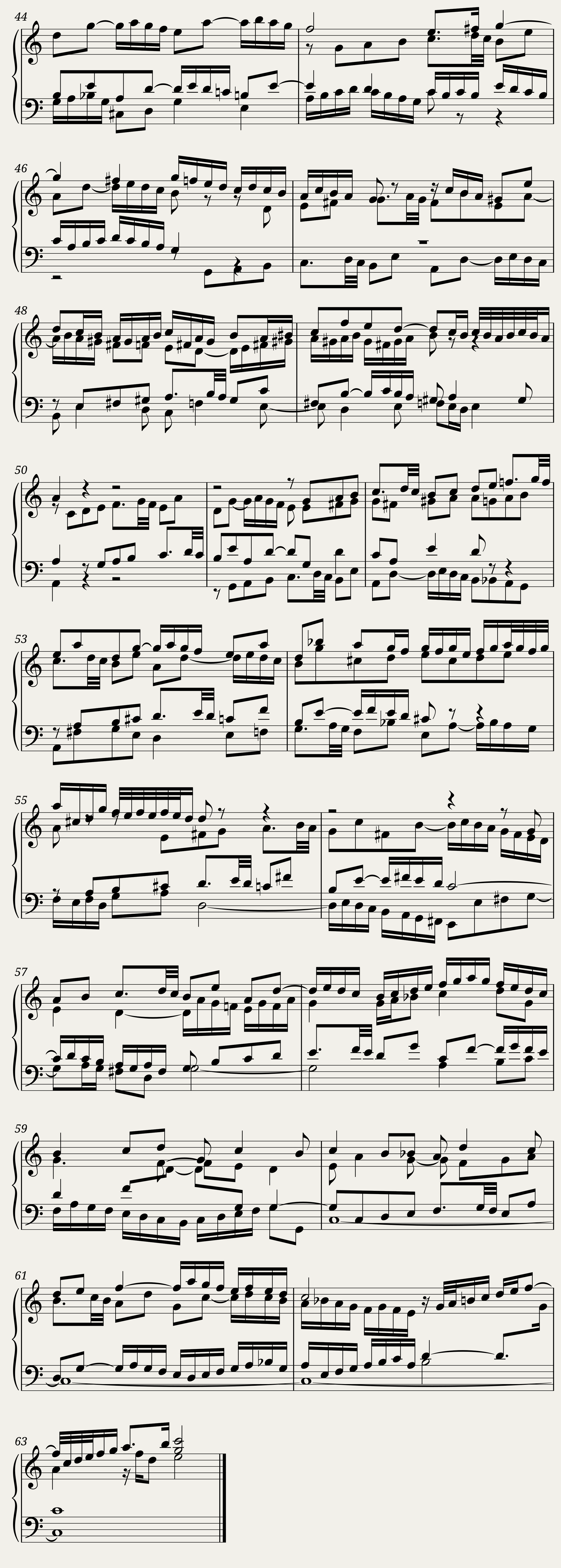 Prelude and Fugue in C major BWV 846 — 3/3