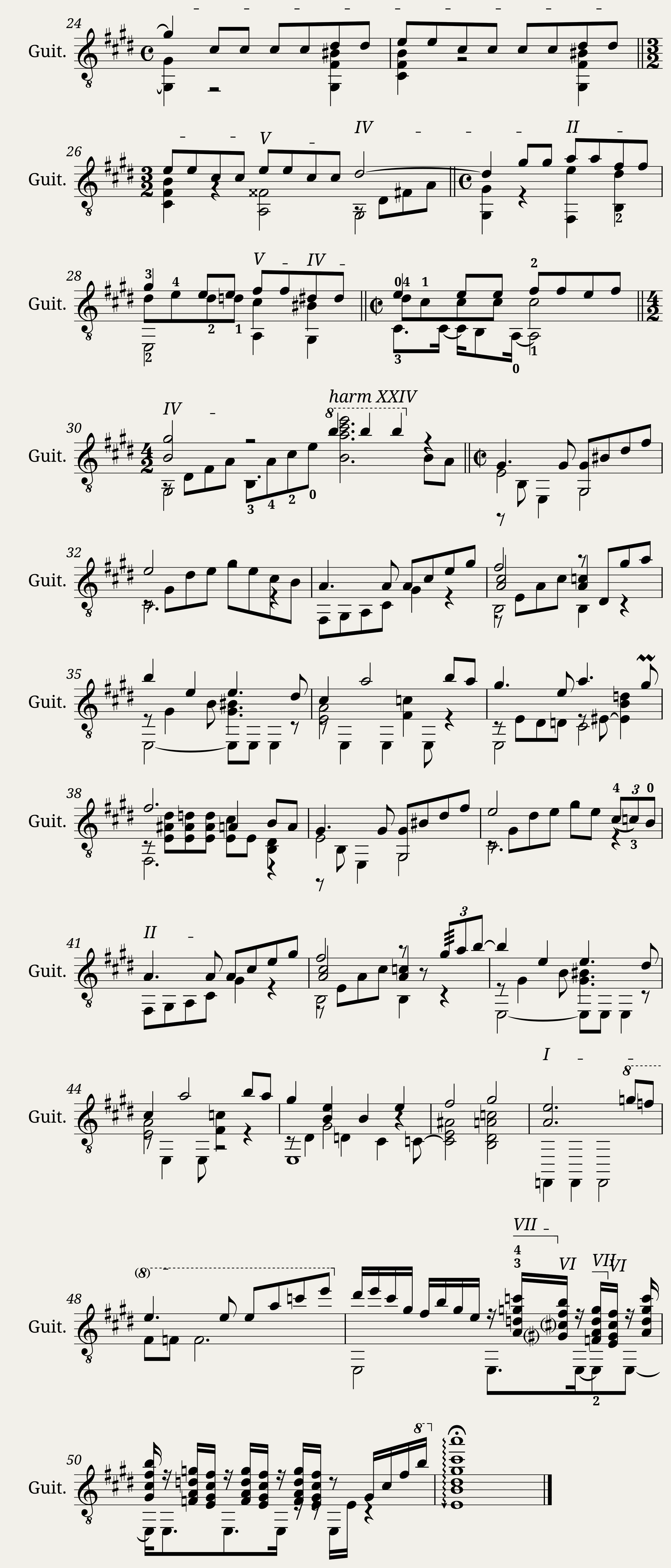Dyens - Hymne a L'Amour - E Major — 2/2