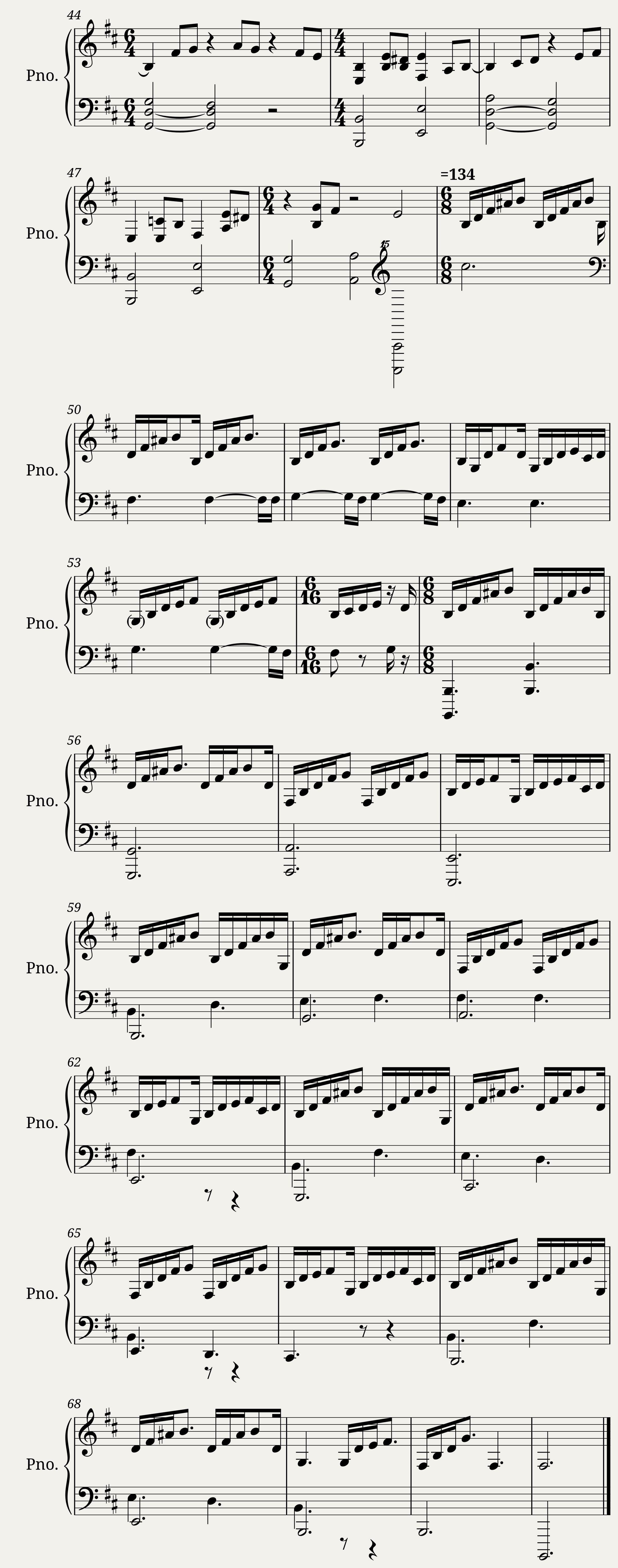 Bicameral Mind (Intermediate Piano Solo) — 3/3