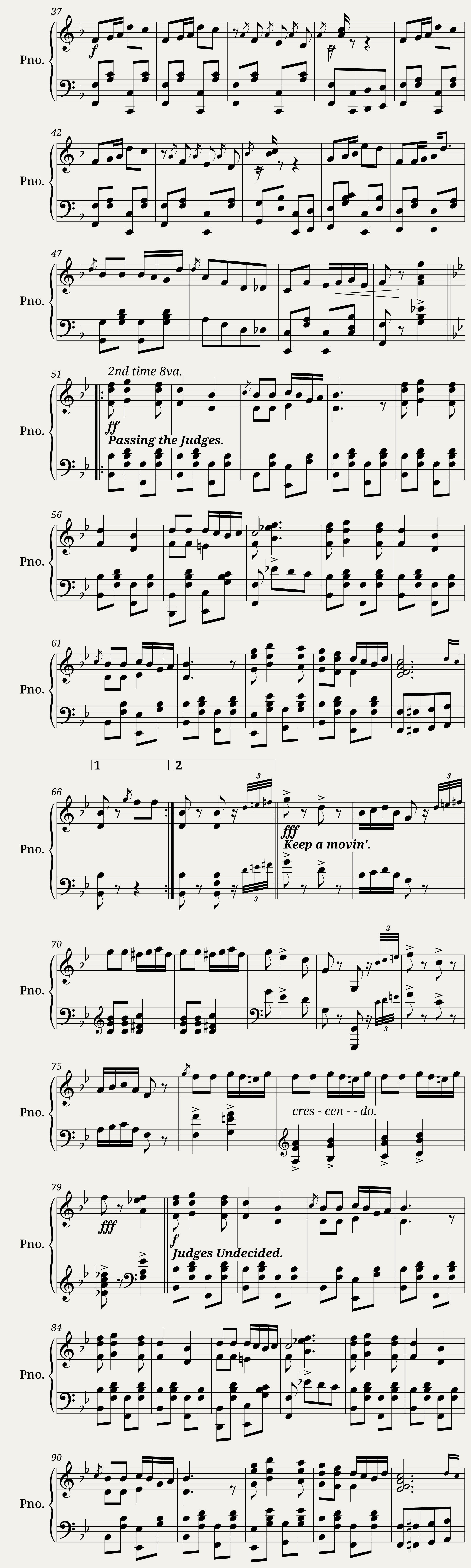 The Cakewalk Patrol (1895) — 2/3