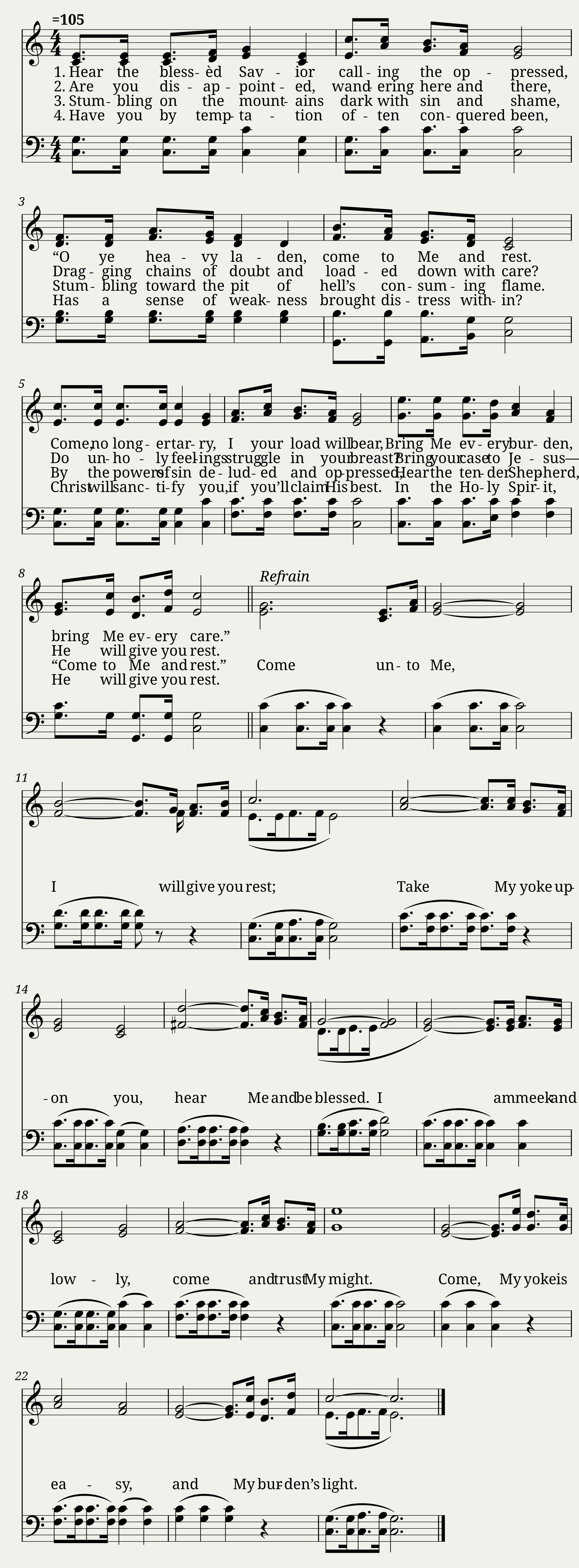 Come unto me (jones) - Charles P. Jones