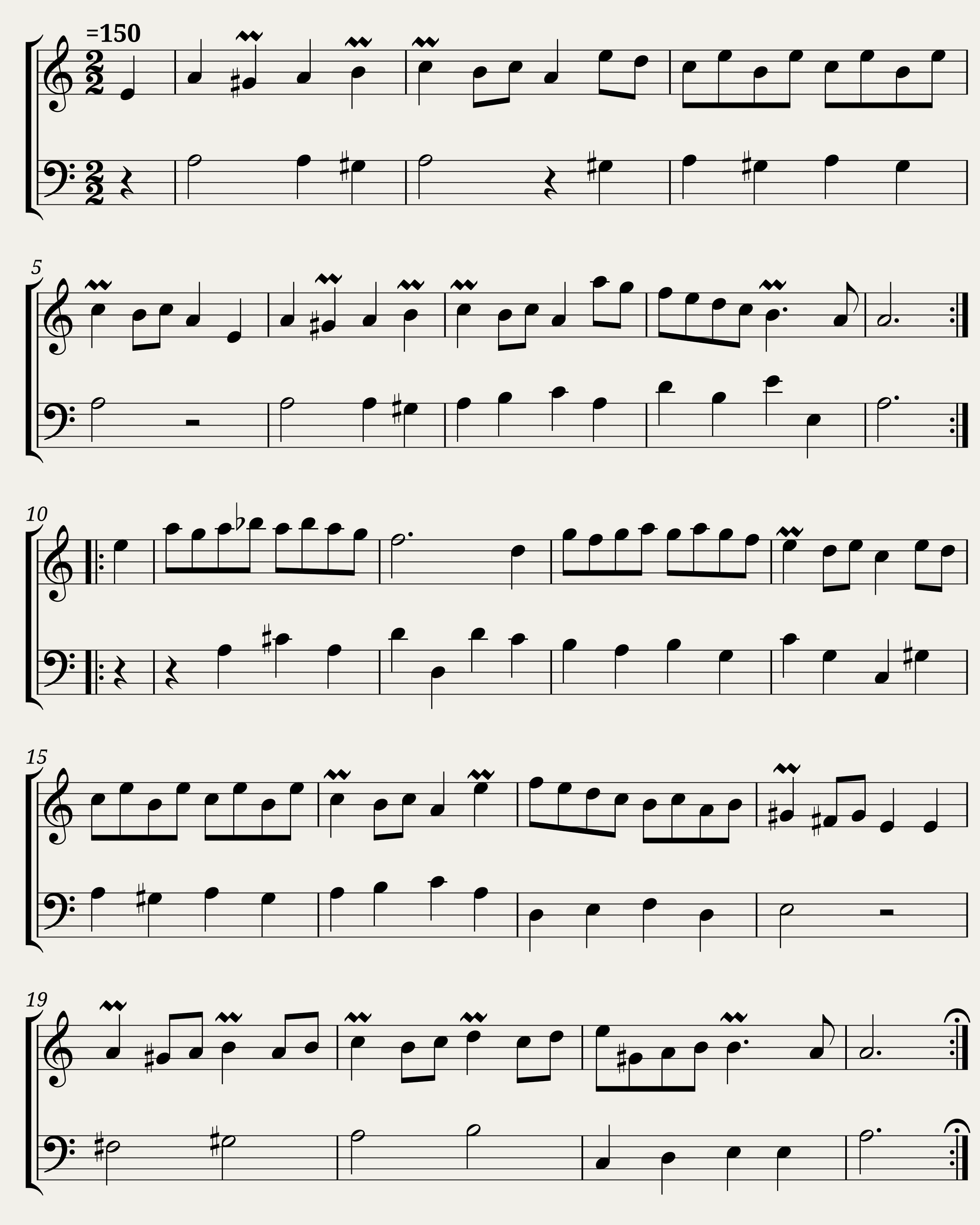 Gavotte vivace (HS.dGJ.095)