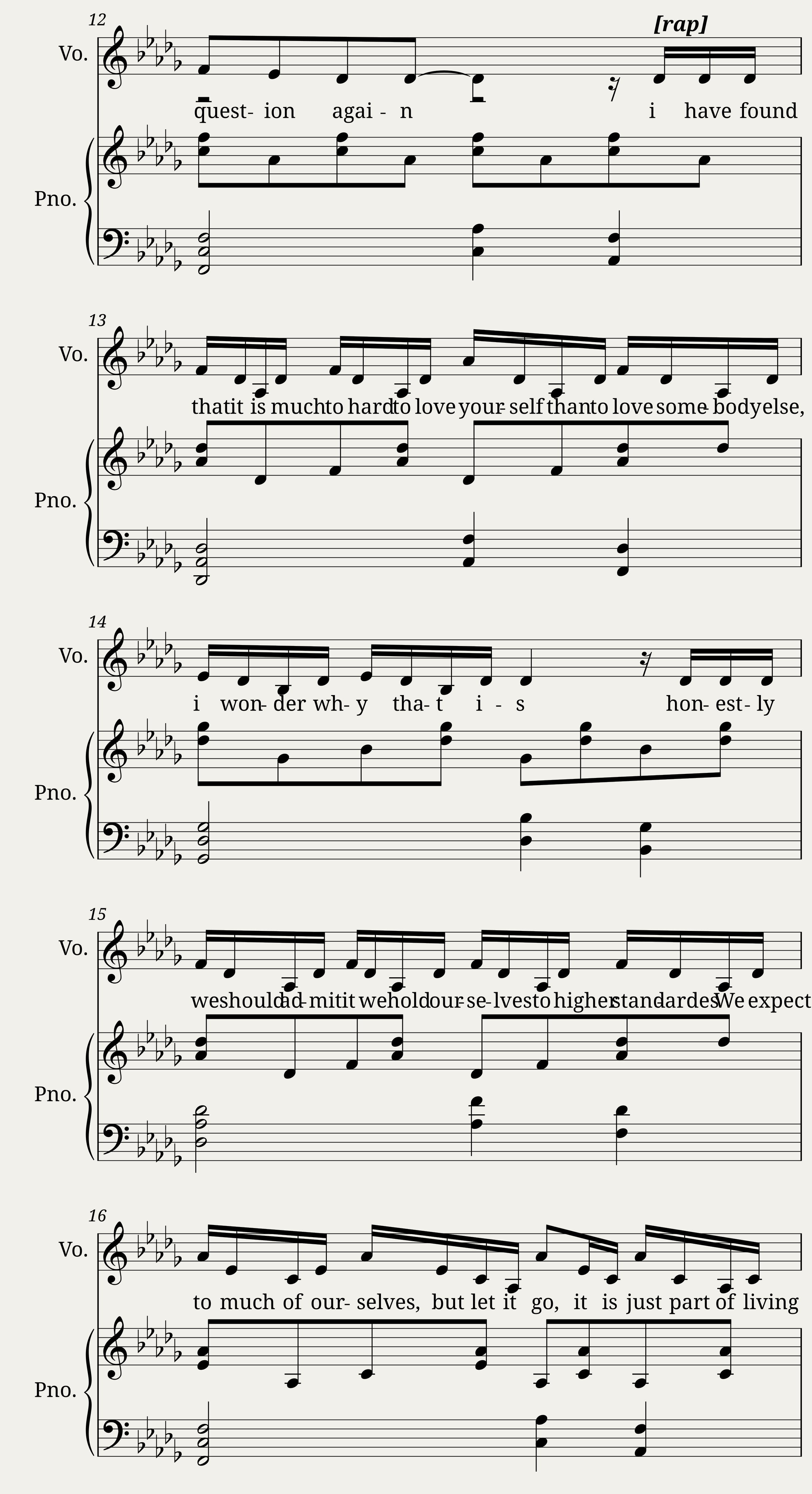 Answer: Love Myself Piano — 2/10