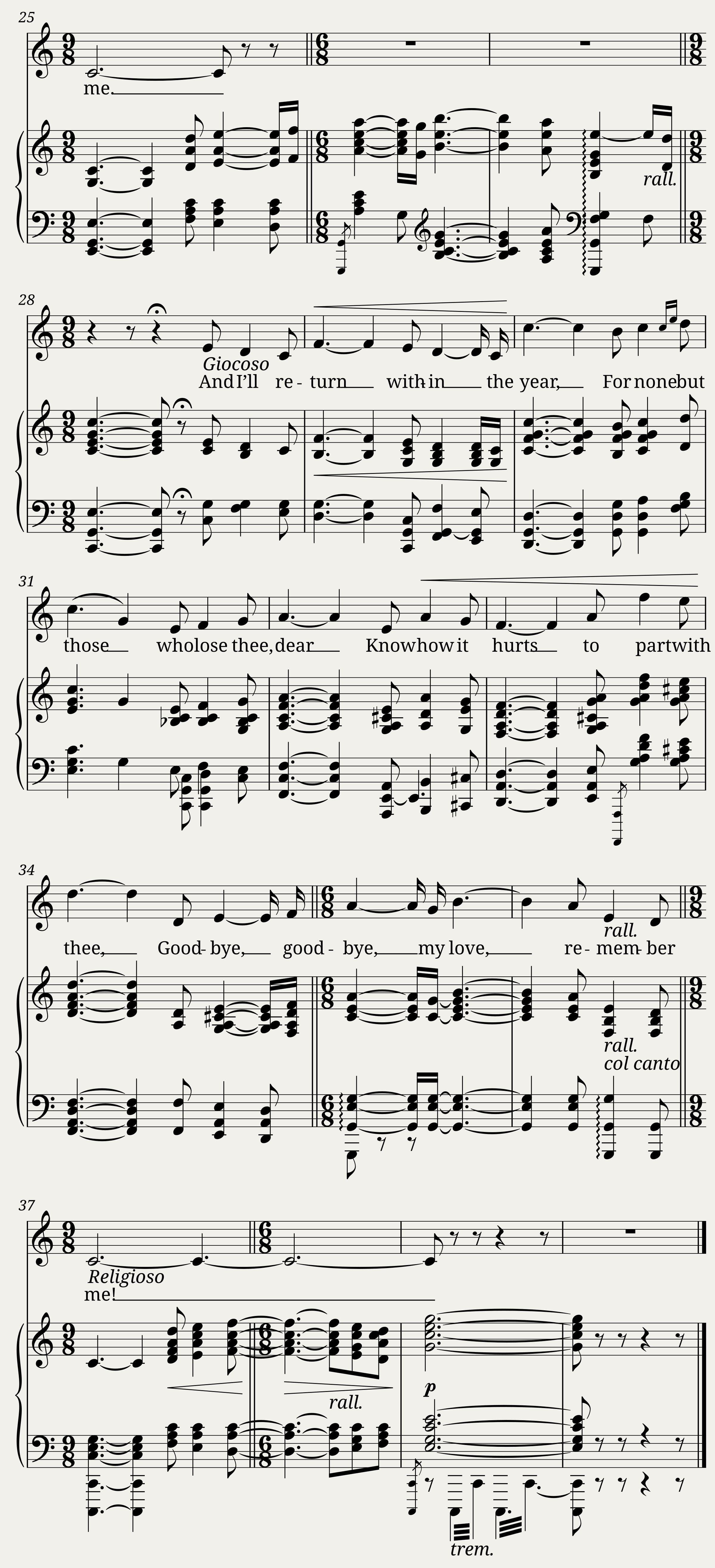 A Farewell Song — 2/2