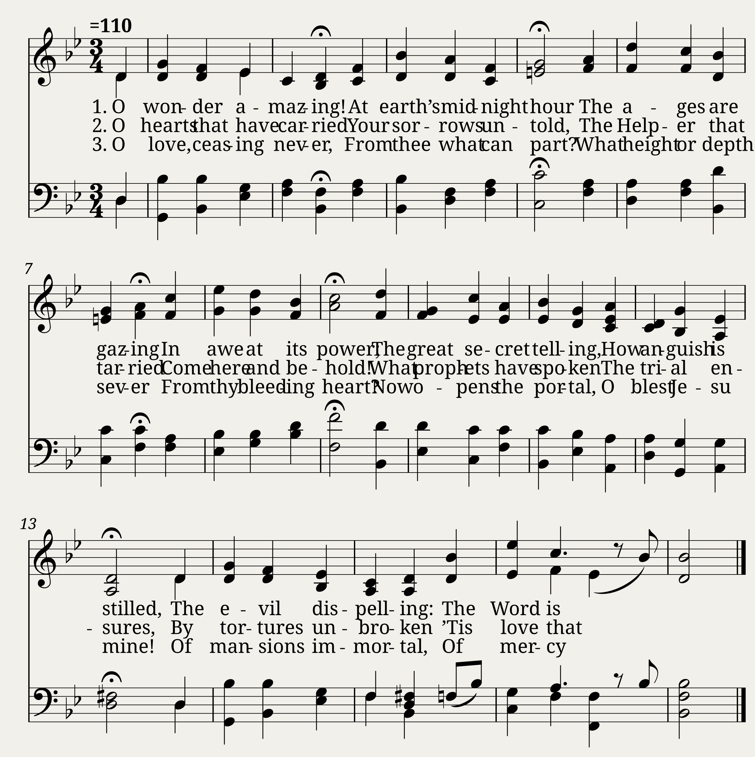 O wonder amazing - William W. Gilchrist