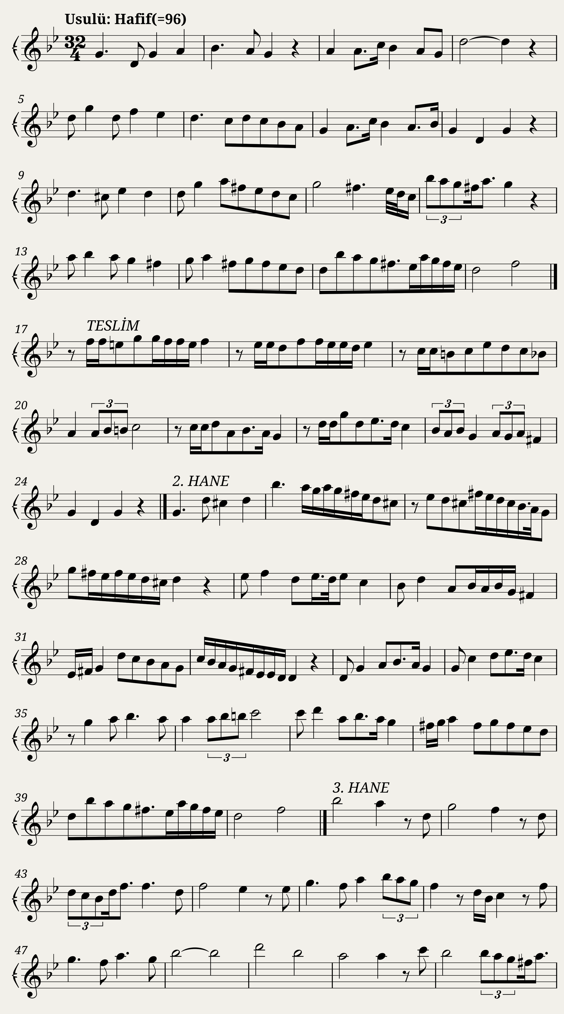 Nihavend Pe?rev (Refik Fersan) — 1/2