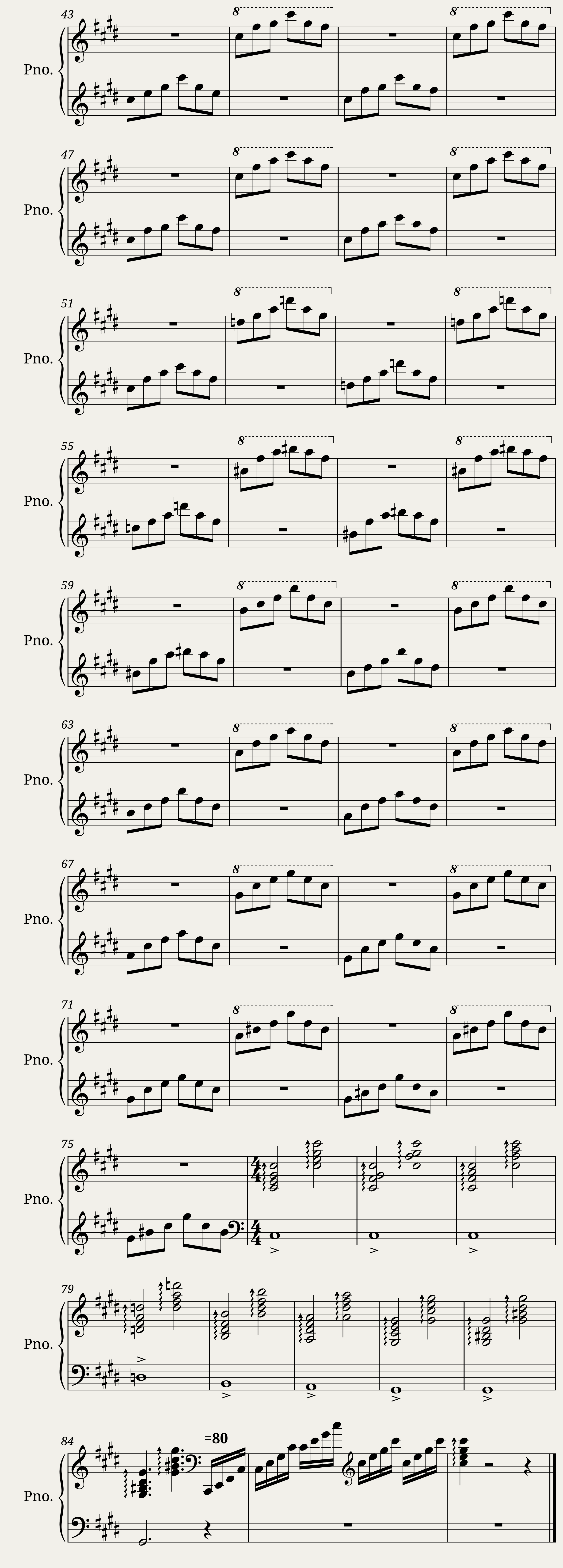 Impromptu ic cis minor — 3/3