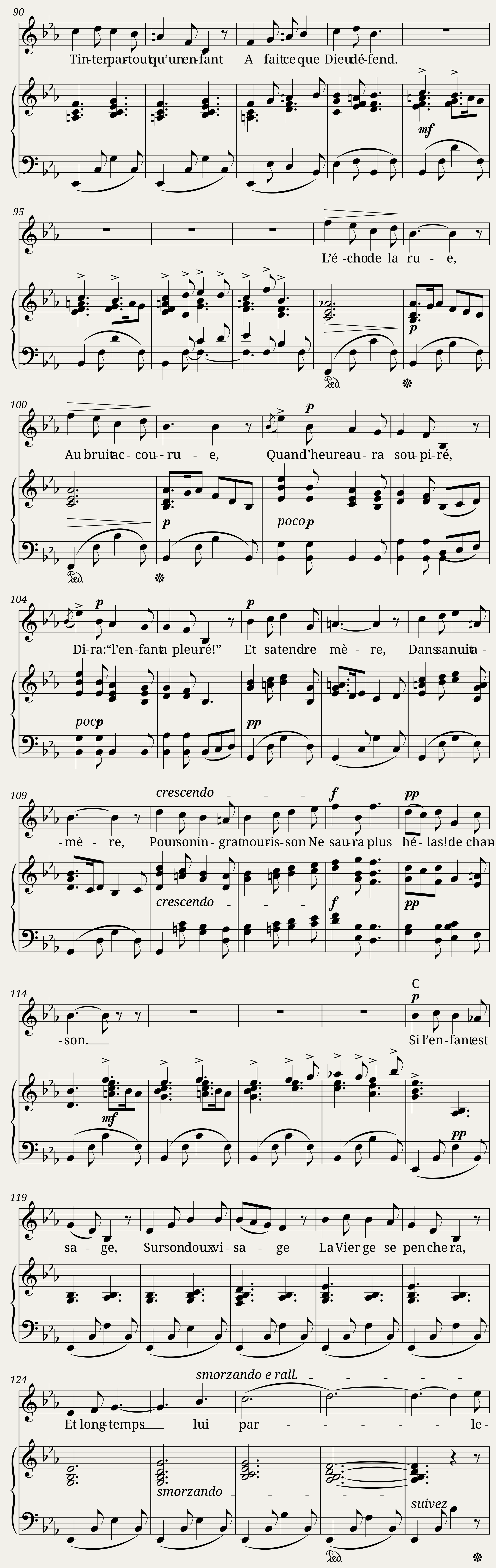 Berceuse — 4/5
