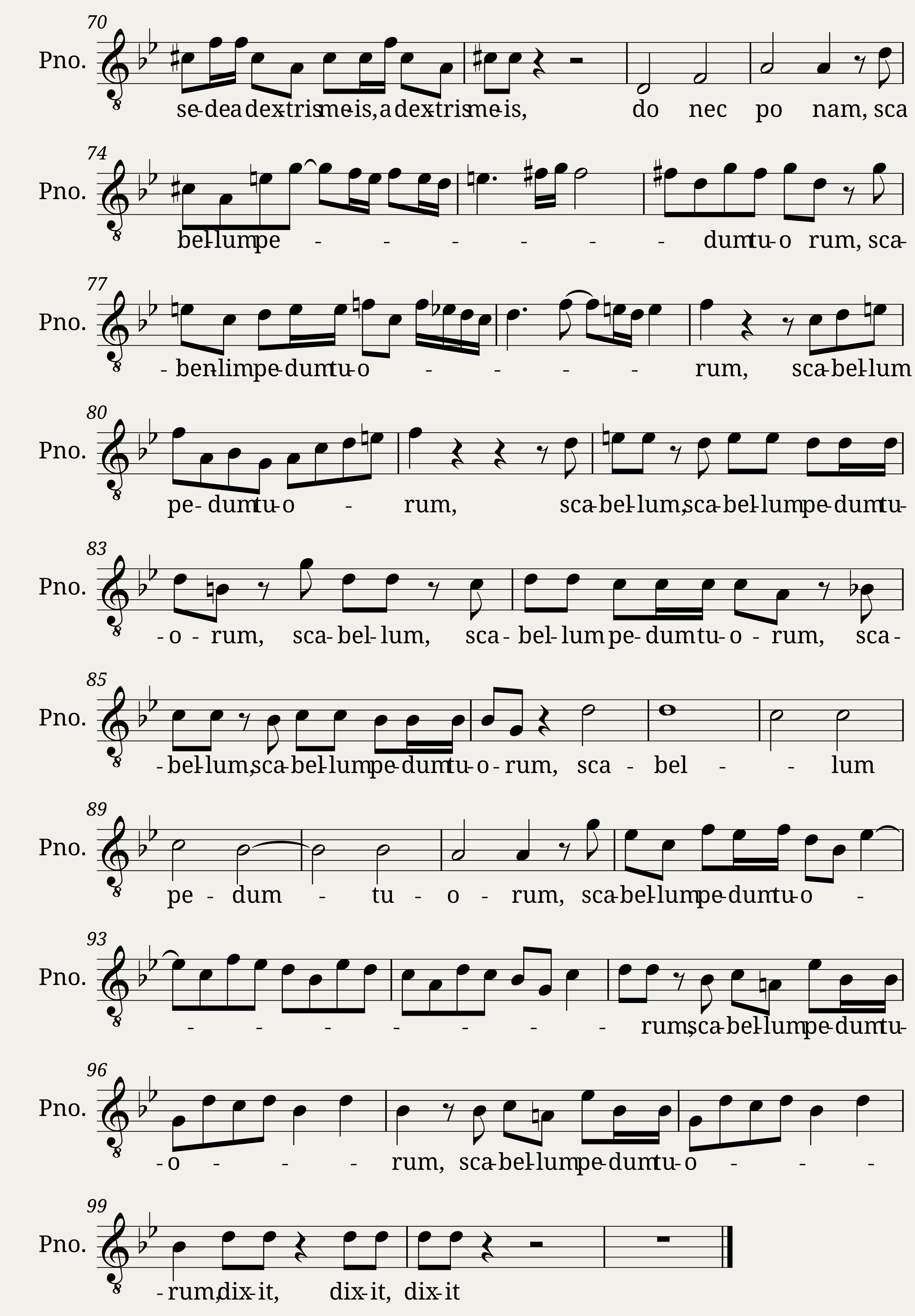 Dixit Dominus Tenor — 2/2