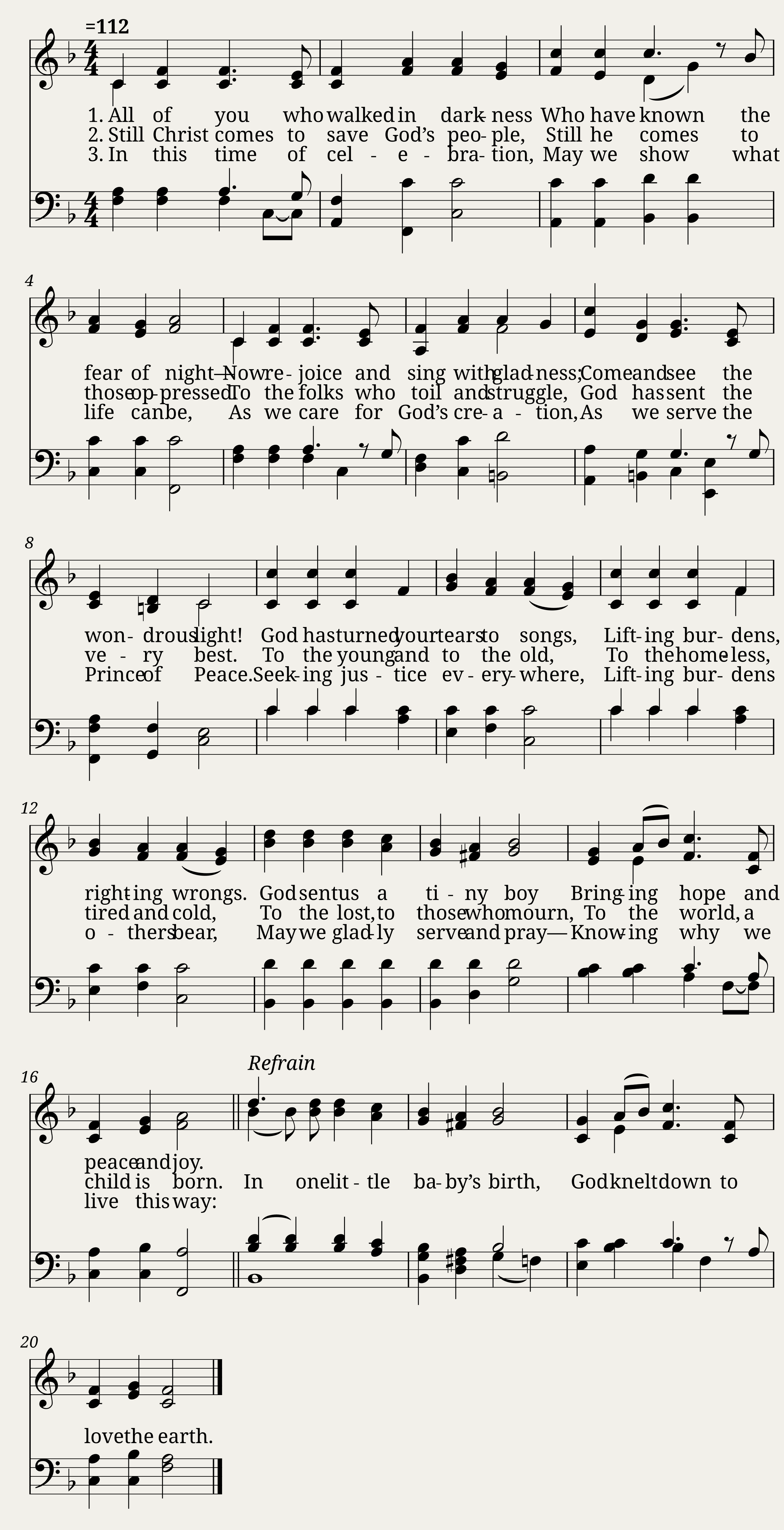 All of you who walked in darkness - Felix Mendelssohn