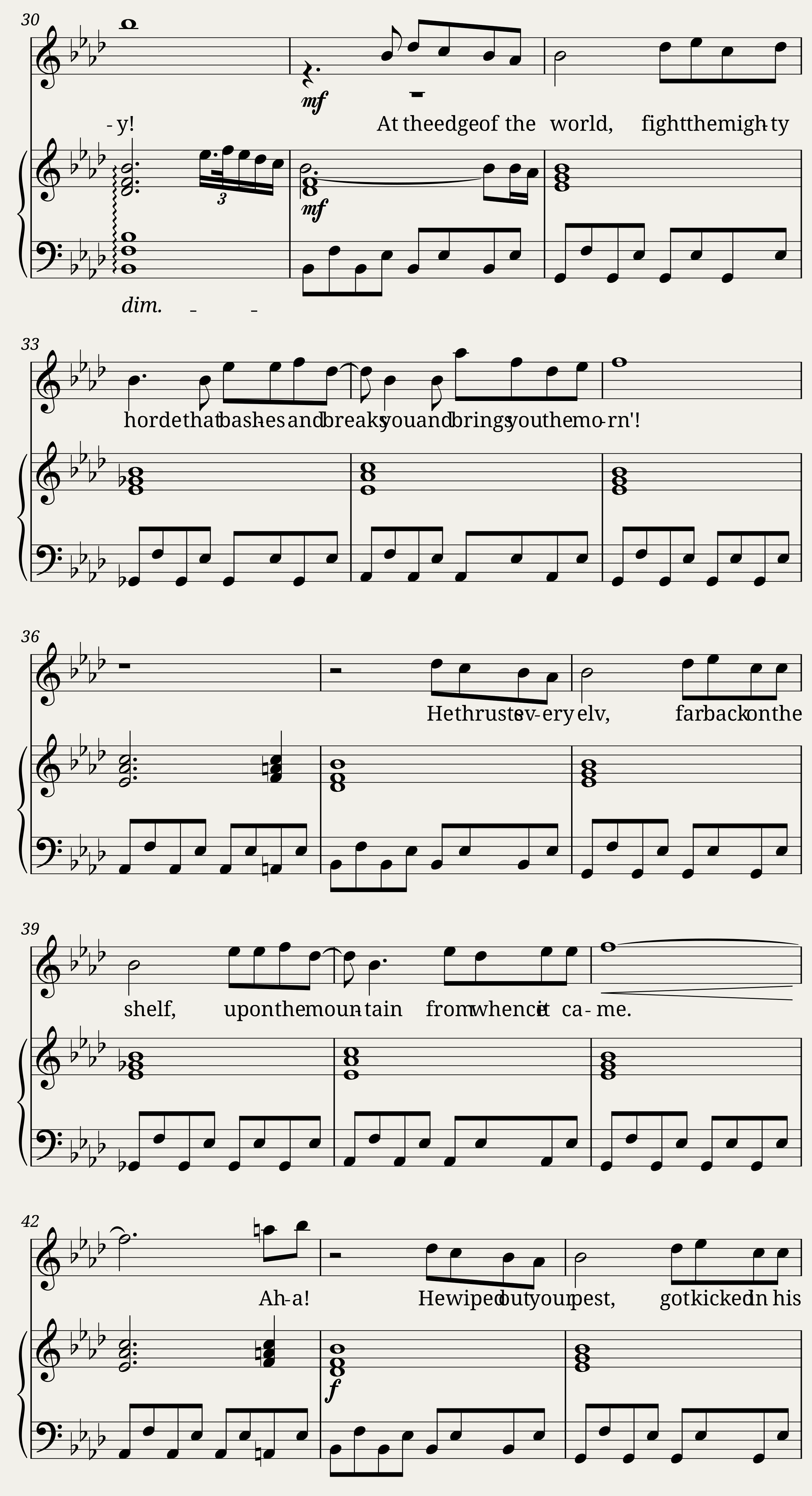 Toss a Coin to your Witcher - The Witcher - Piano arrangement — 2/3
