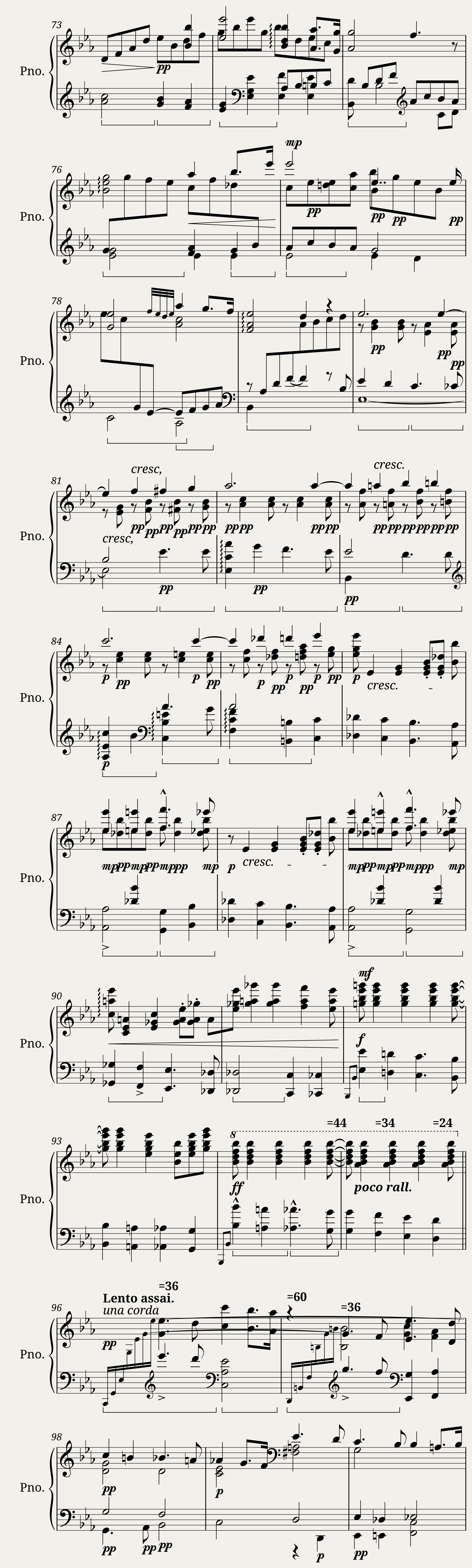 Wagner-Elsa's Procession to the Cathedral from the Opera Lohengrin (piano solo) — 4/5