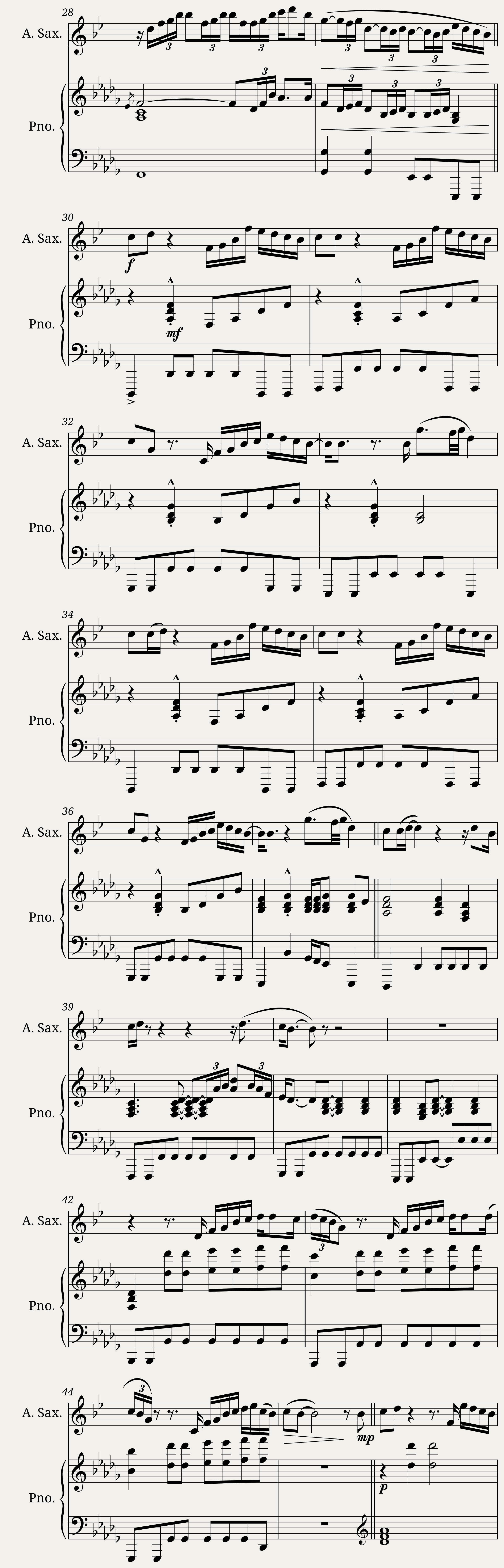 Speechless Dan + Shay Alto Sax — 3/4