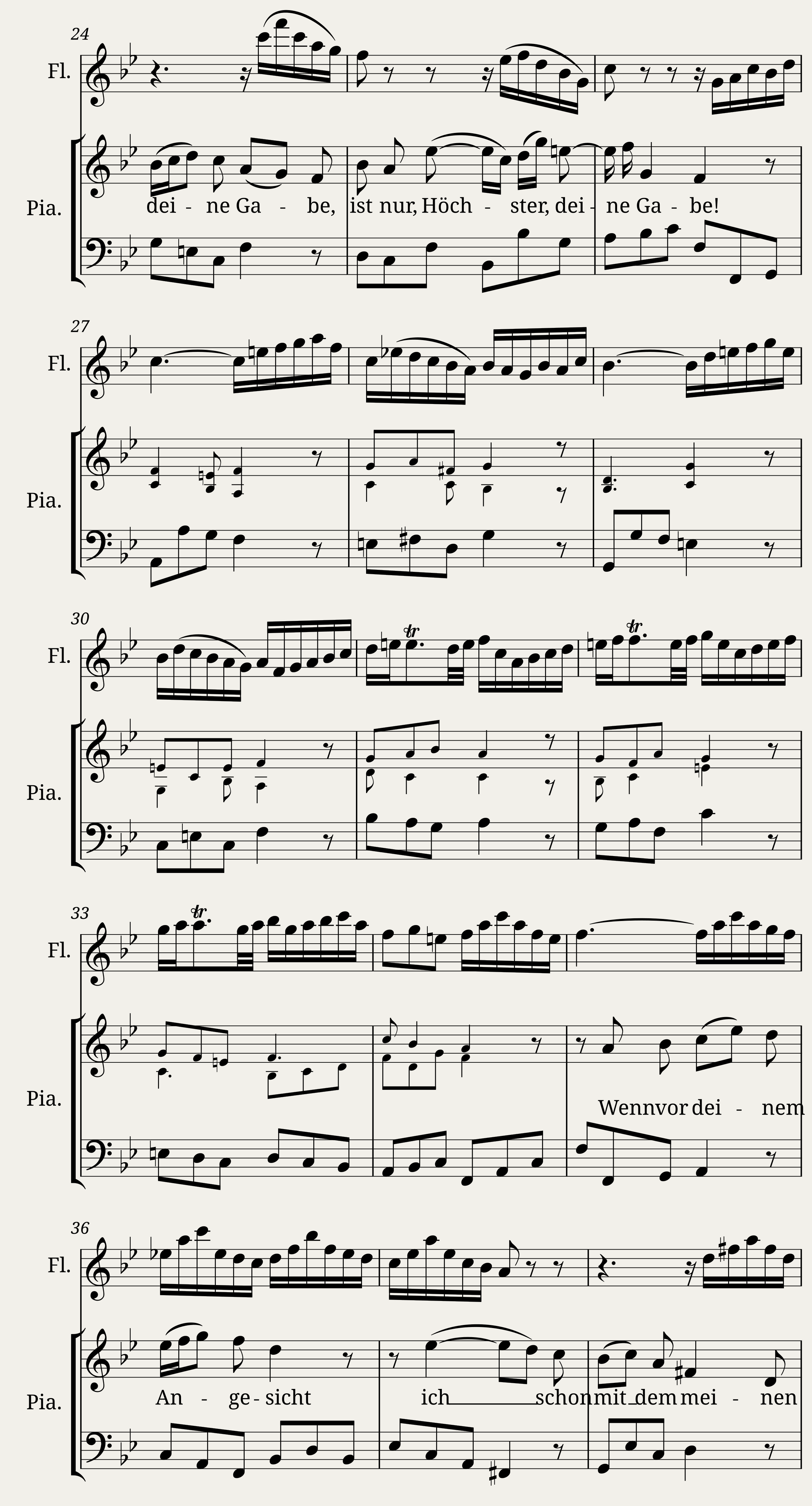 Johann Sebastian Bach Höchster was ich habe BWV 39/5 — 2/4