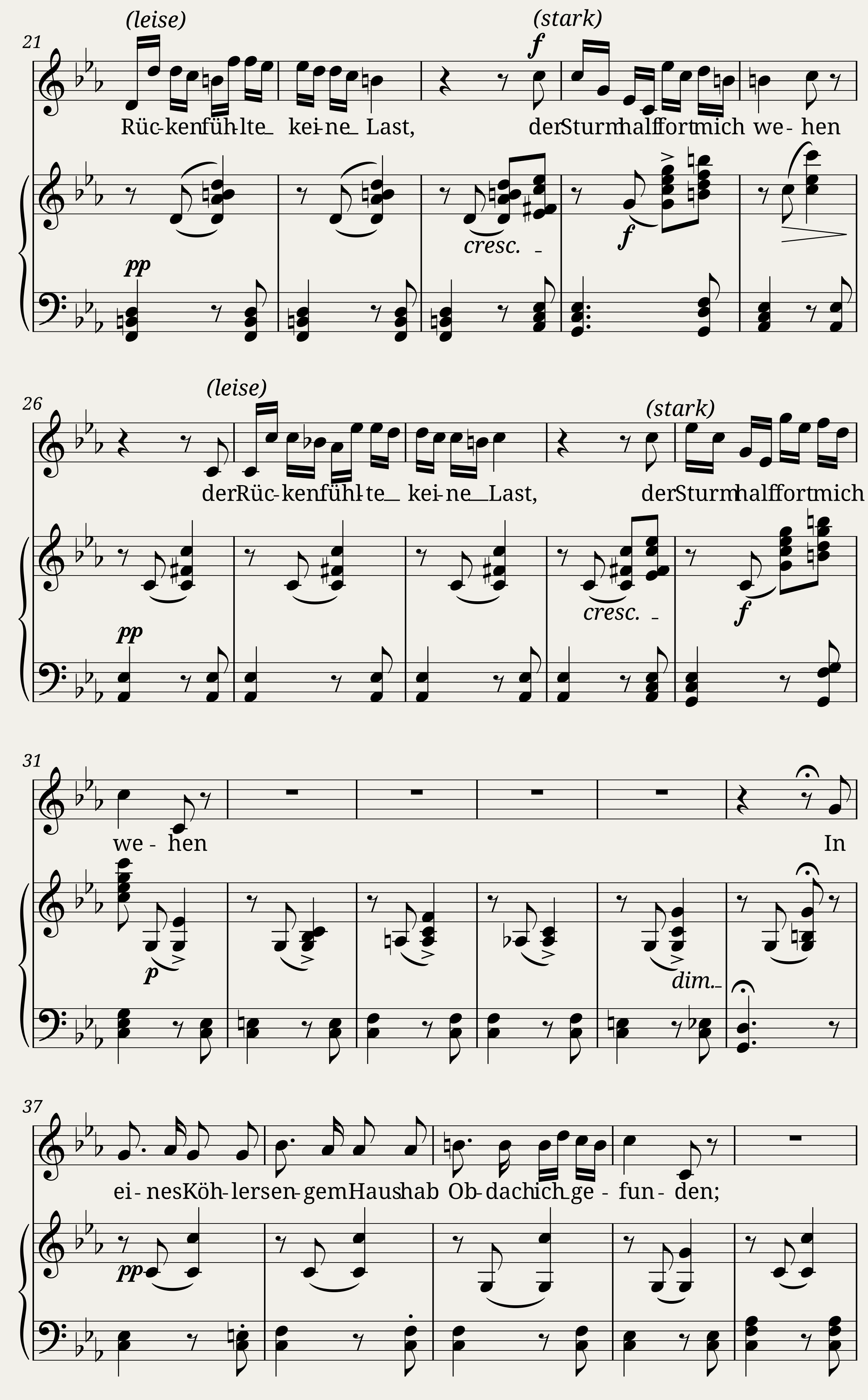 BWV 926: Prelude in D minor (A = 415 Hz) — 2/2